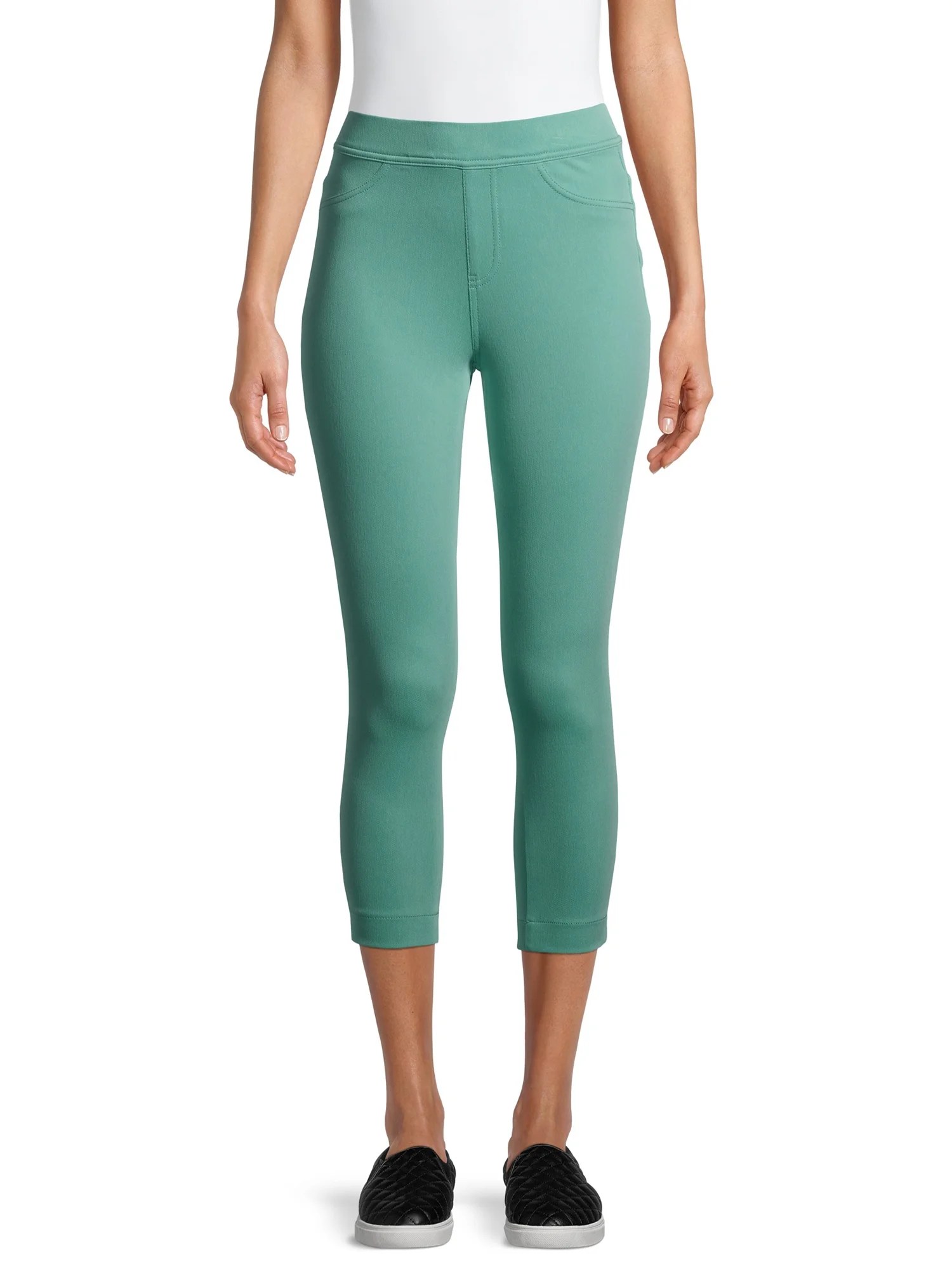 Time and Tru Women's High Rise Jegging Capris