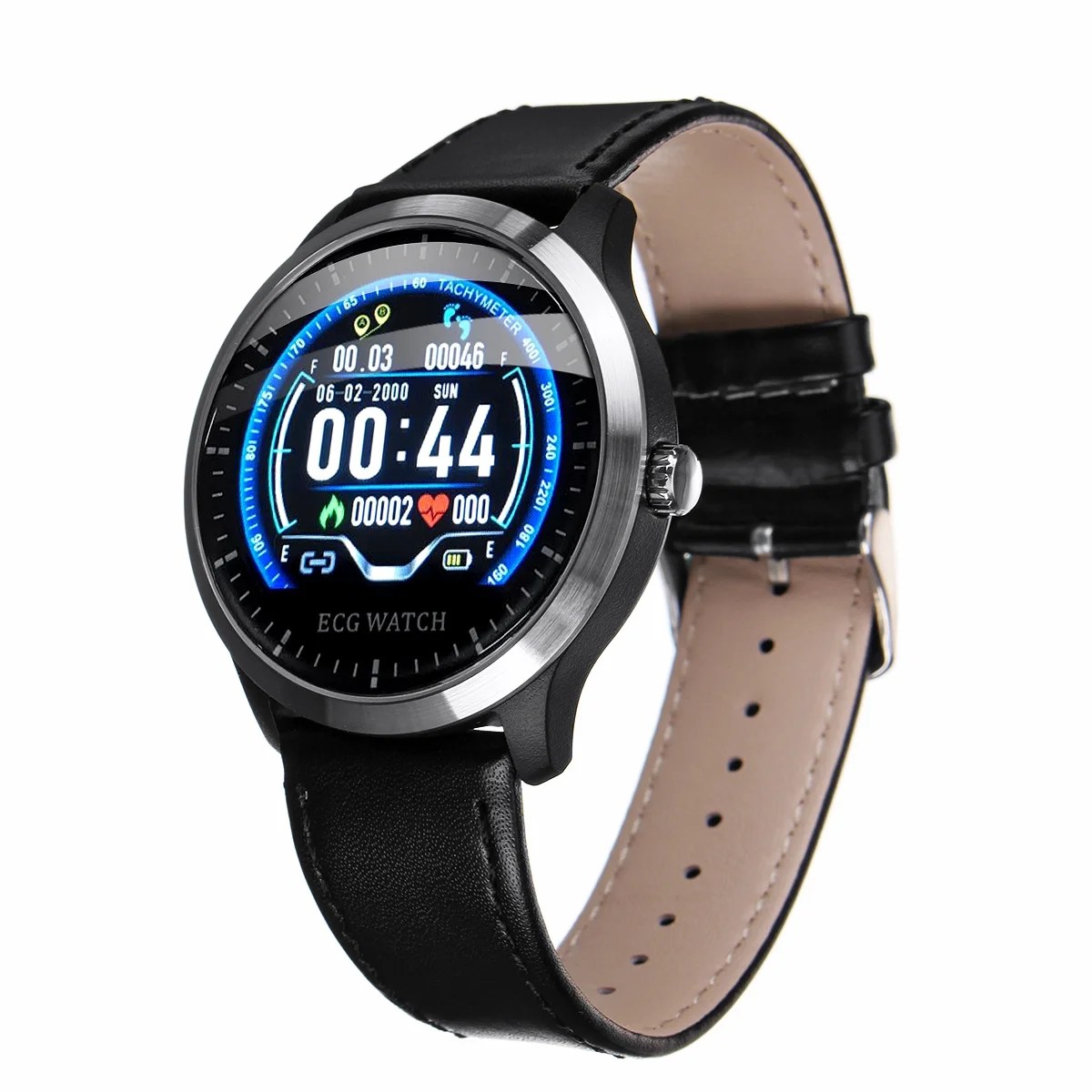 HALLOLURE N58 Waterproof Sport bluetooth Smart Watch ECG+PPG Blood