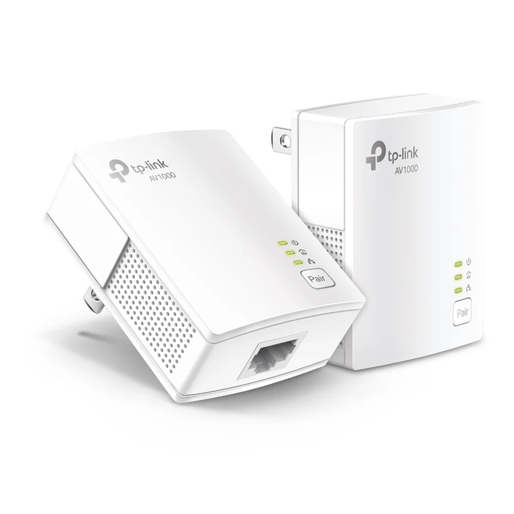 TPLink AV1000 Gigabit Nano Powerline Adapter Starter Kit TL