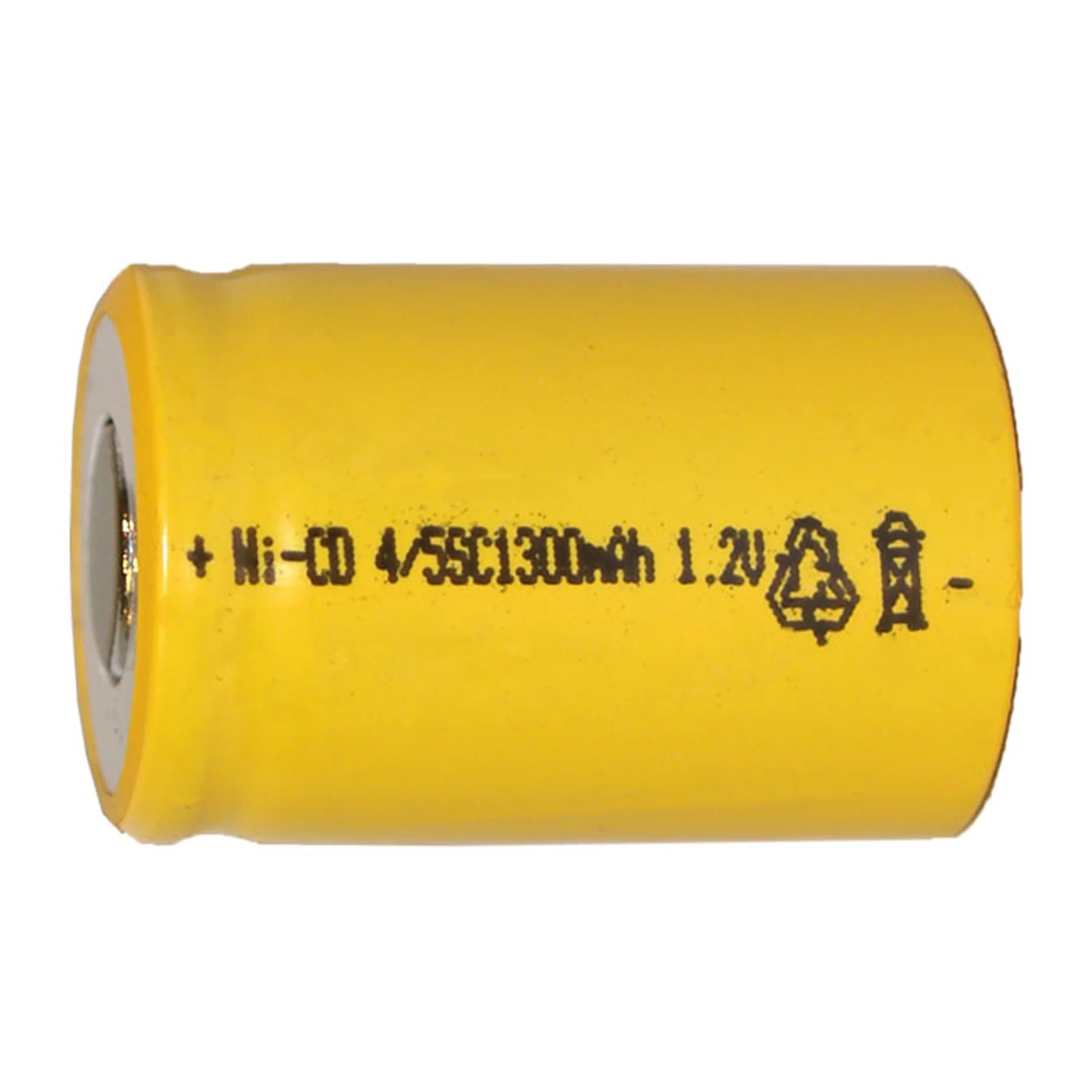 25pack 4/5 Sub C NiCd Batteries (1300 mAh)