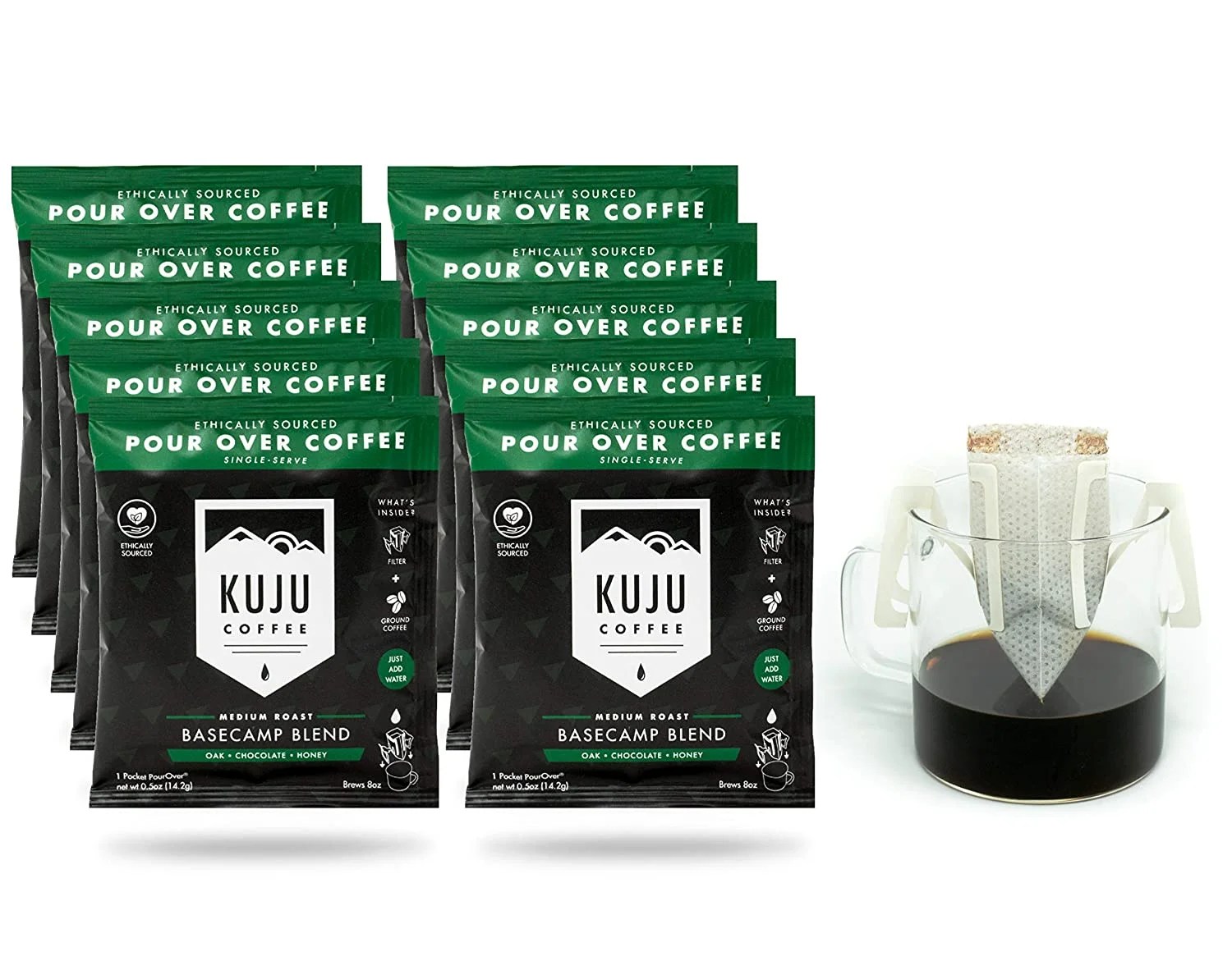 Kuju Coffee Premium SingleServe Pour Over Coffee Ethically Sourced