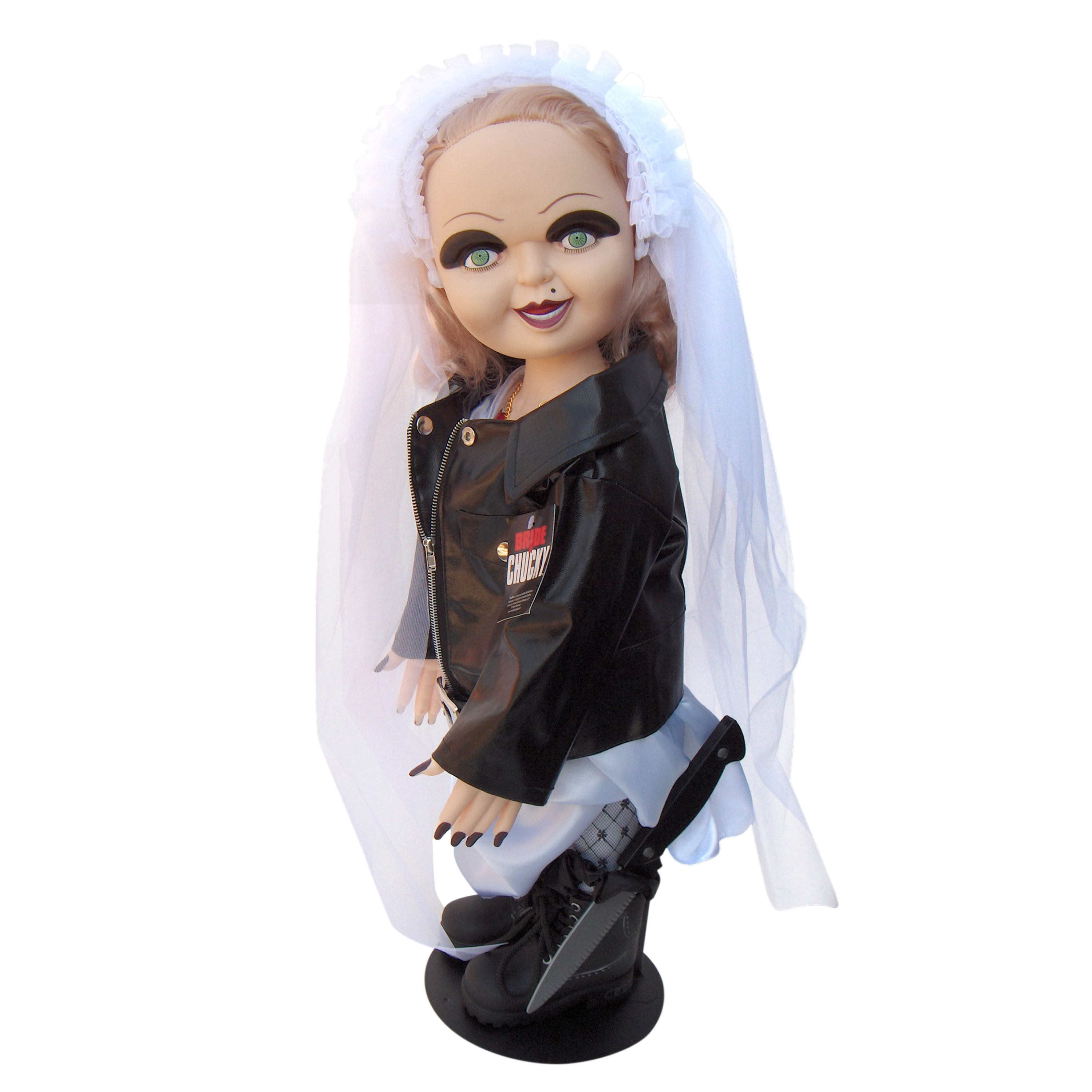Bride of Chucky 26" Tiffany Doll In Wedding Dress & Knife (Halloween Figure 26)