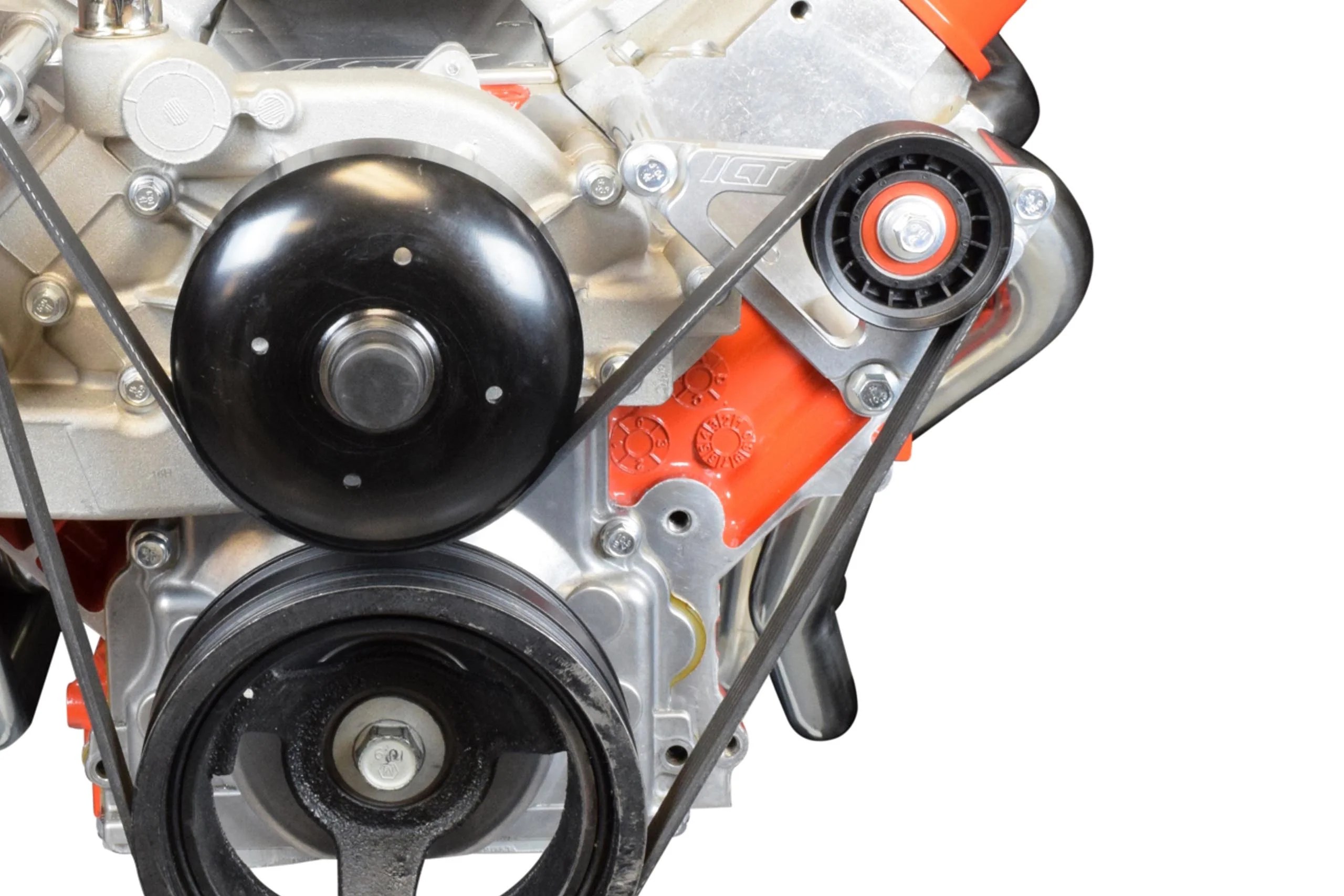 LS Idler Pulley Bracket Power Steering Delete LSX LS1 Truck SUV