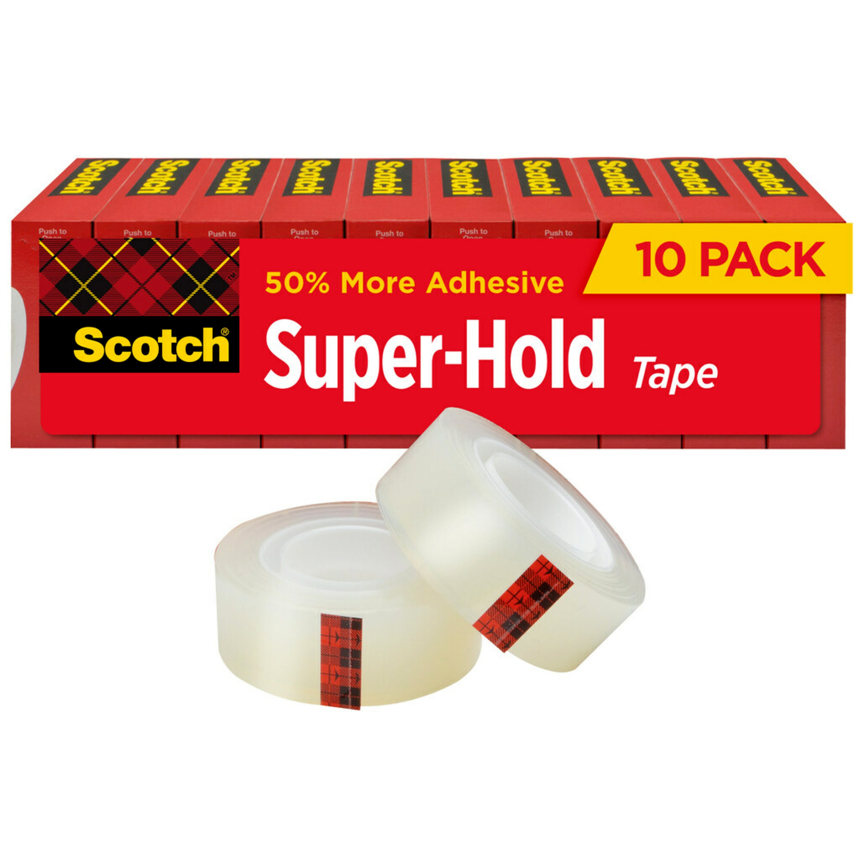 Scotch SuperHold Tape, 3/4 in. x 800 in. per Roll, 10 Rolls Walmart