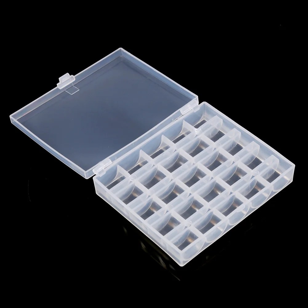 Mgaxyff Bobbin Case, Bobbin Container,1pc Plastic Empty Bobbins Case Sewing Machine Bobbin