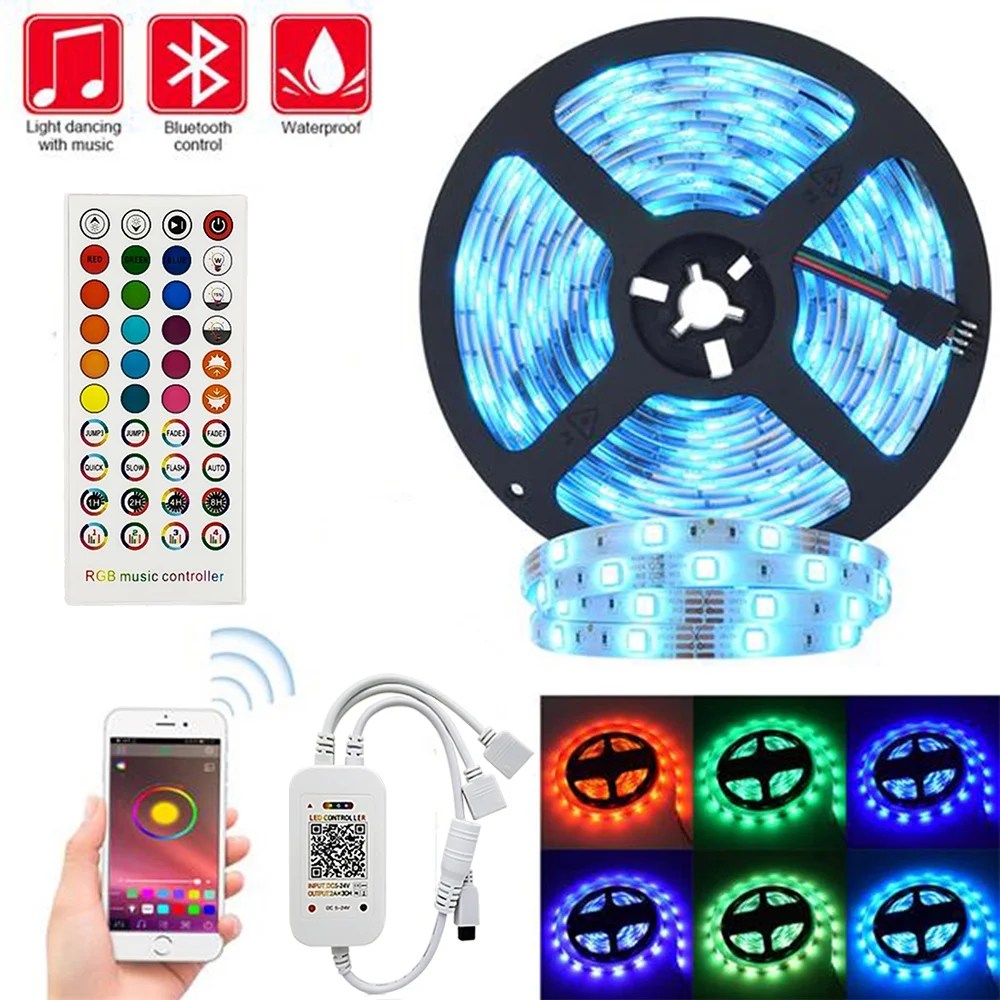 16.4ft Led Strip Lights, App Control with Remote, Led Lights for