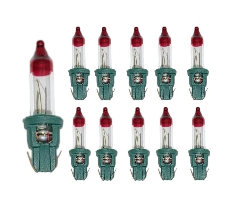 10 Style D Mini Bulb Flashers Christmas Tree Lights Replacement Bulbs 2