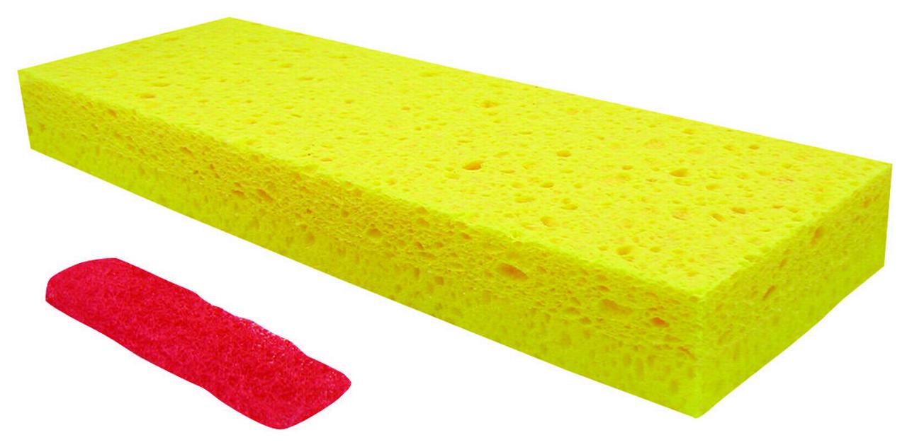QUICKIE Sponge Mop Head,11"W x 31/2"D,Yellow 272ZQK