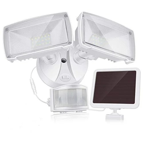 LED Solar Motion Sensor Flood Light Motion Activated