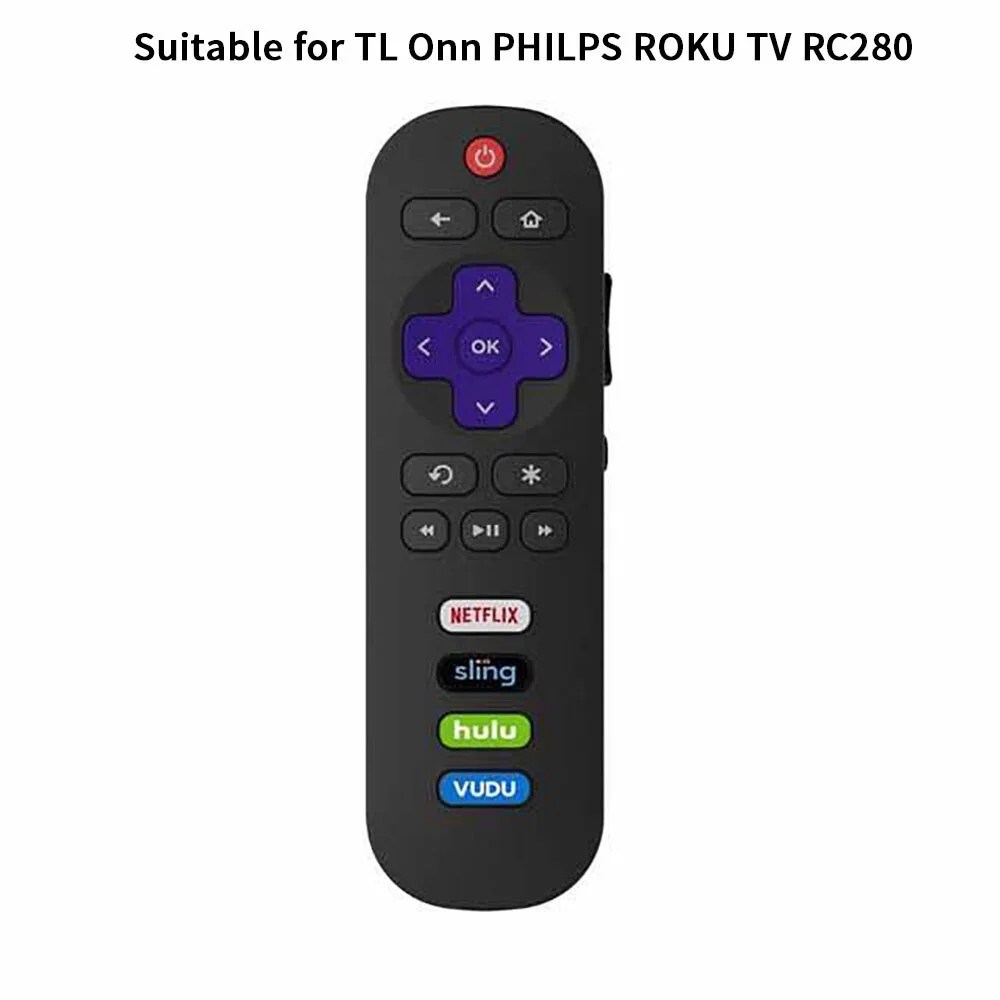 OUNAMIO Universal ONN Roku TVs Remote Control with Netflix, Sling, Hulu