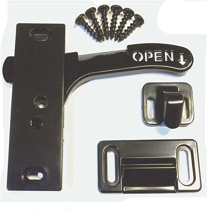 RV Camper Screen Door Latch Right Hand (E285) with Correct Screws