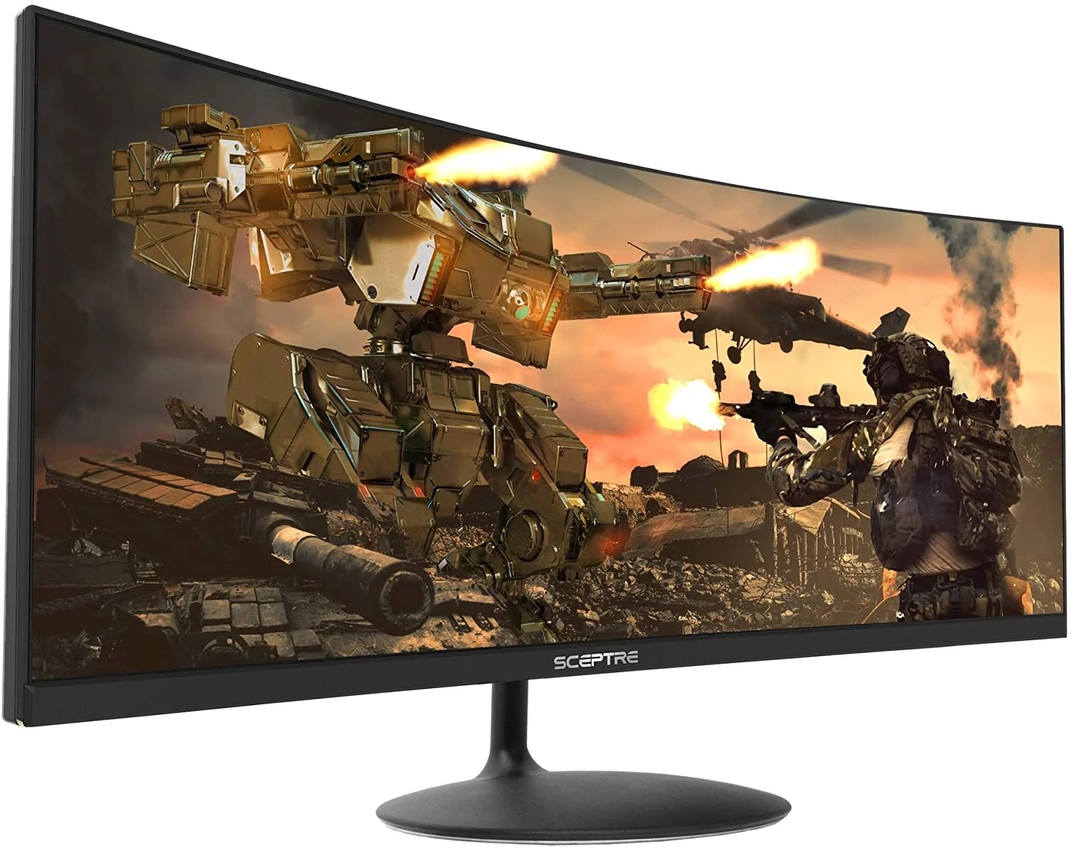 Sceptre 34inch Curved UltraWide 21 9 Creative LED Monitor 2560x1080