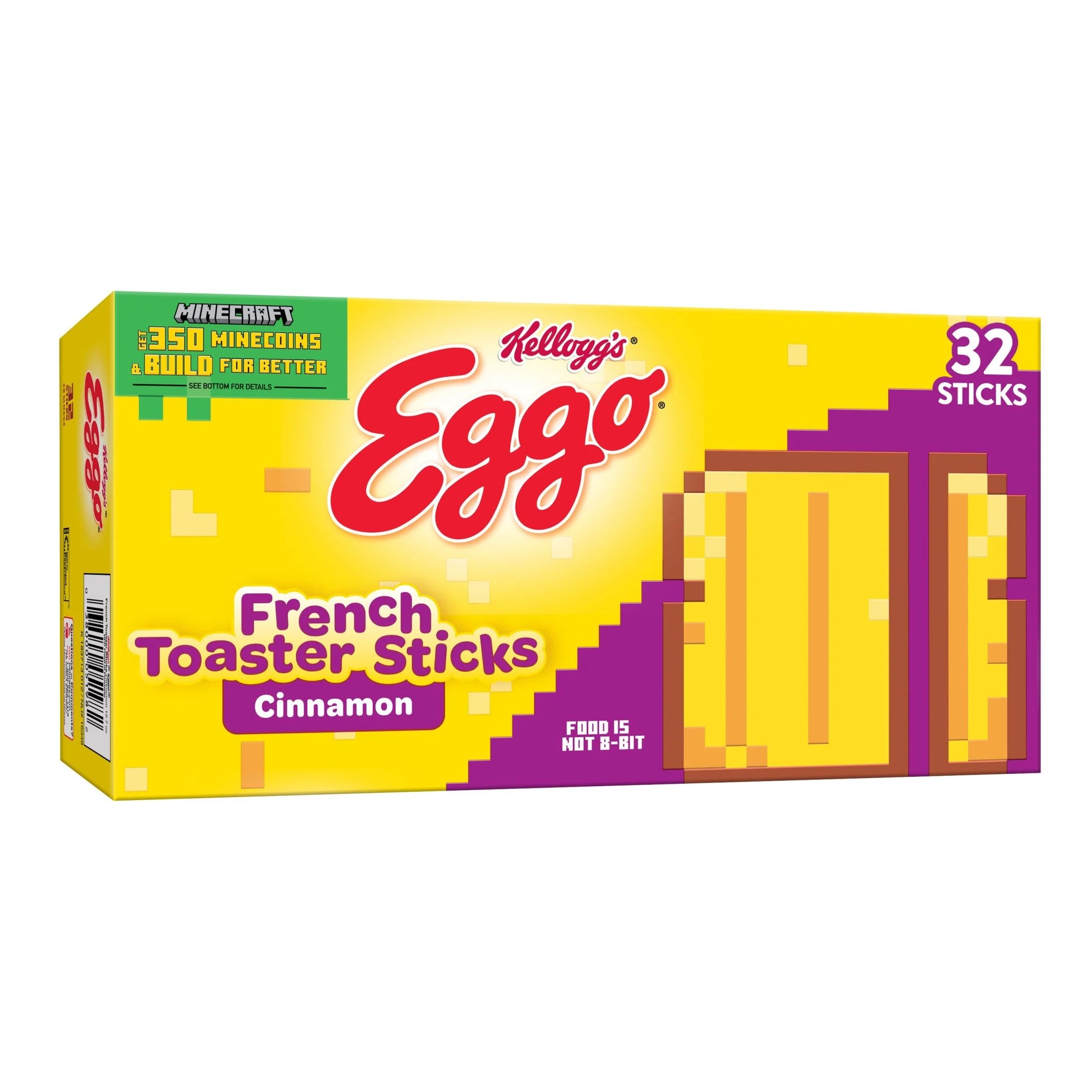 Eggo Cinnamon Frozen French Toast Sticks, 12.7 oz, 32 Count (Frozen