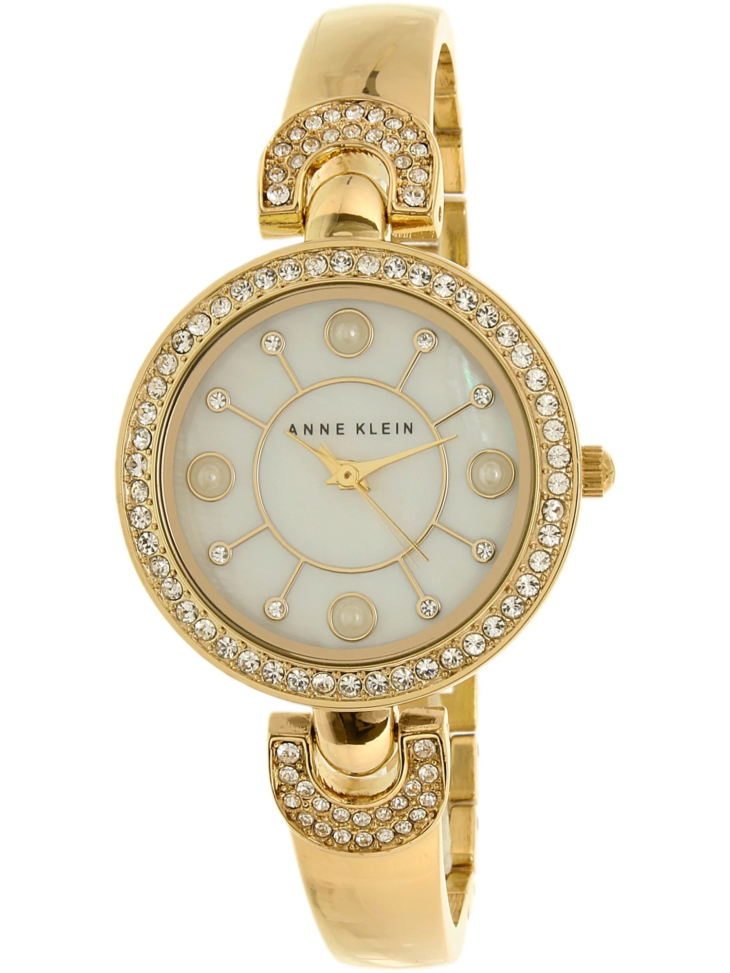 Anne Klein Anne Klein Women's AK1960GBST Gold Metal Analog Quartz