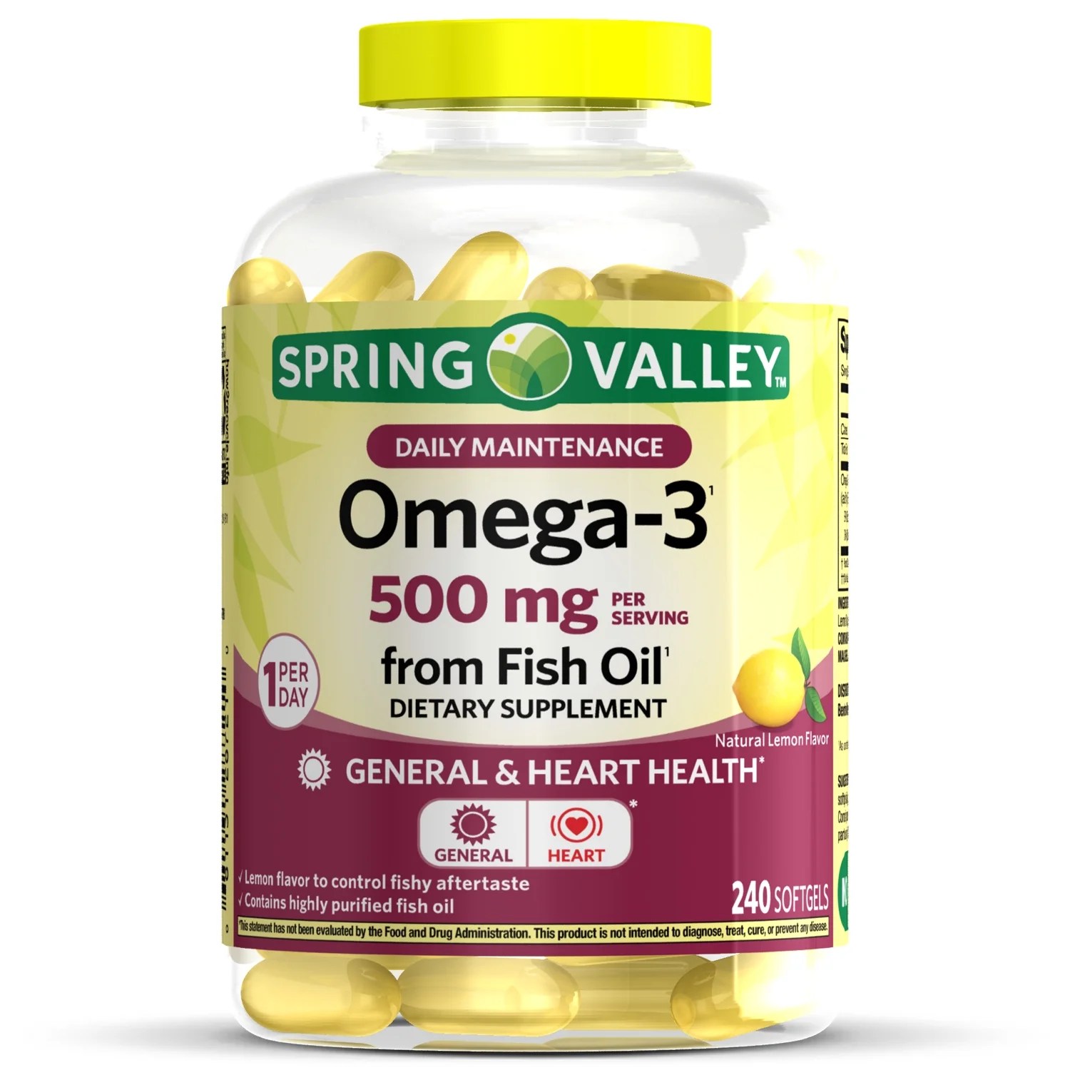 Spring Valley Daily Maintenance Omega3 from Fish Oil Dietary