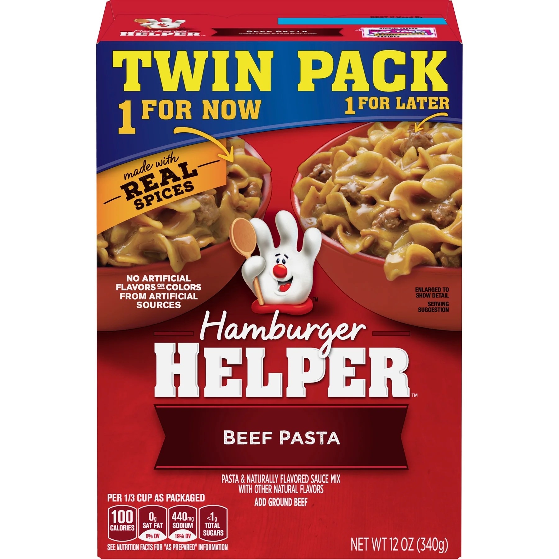 Betty Crocker Hamburger Helper Beef Pasta and Sauce Mix, 12 oz