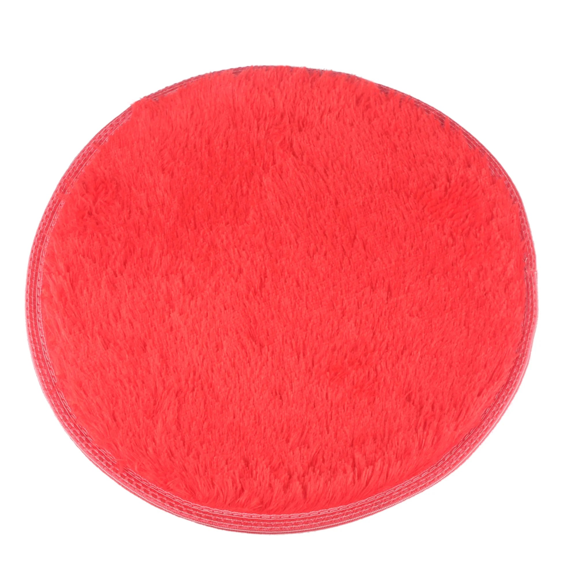 Circle Rugs for Bedroom Dorm Fluffy Fuzzy Soft Carpet Bedside Area Rug