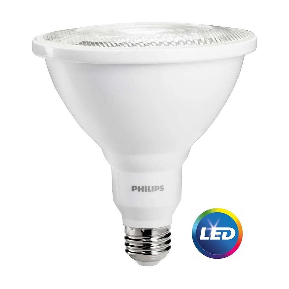 Philips Led Dimmable Flood Light Bulb Par38 Bright White 100 We