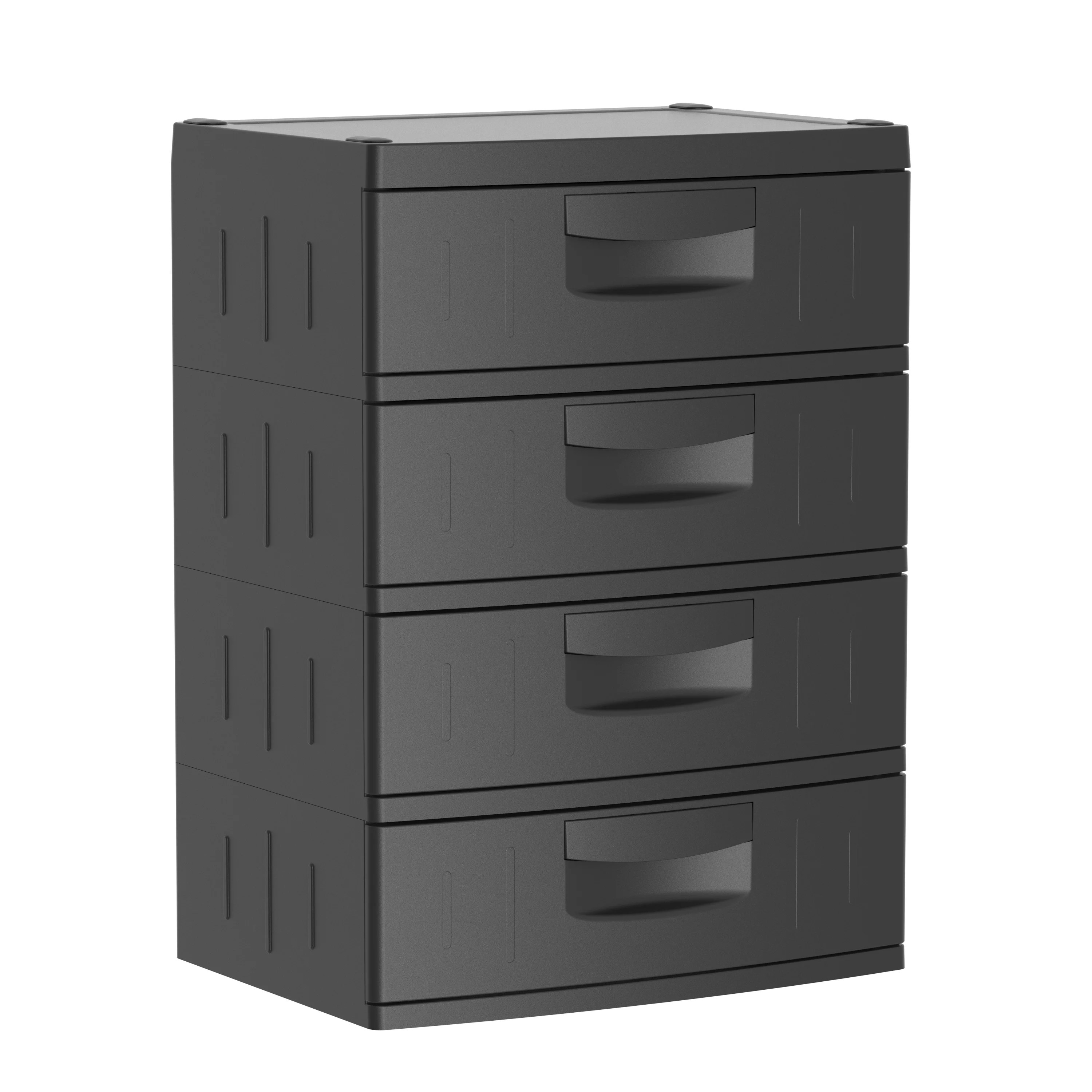 Taison 4 Drawer Plastic Home Office File Garage Storage