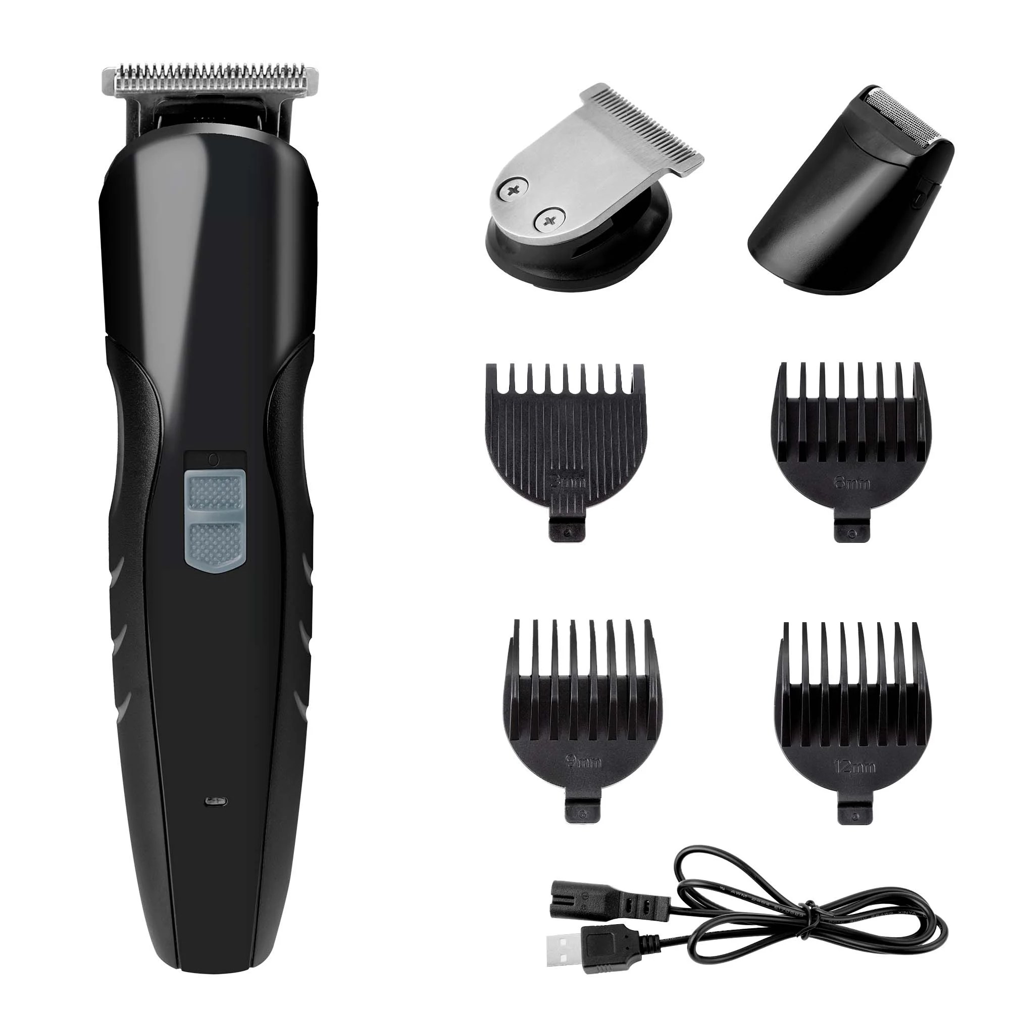 Body Hair Trimmer for Men,Cordless Electric Grooming Hair Clipper Beard