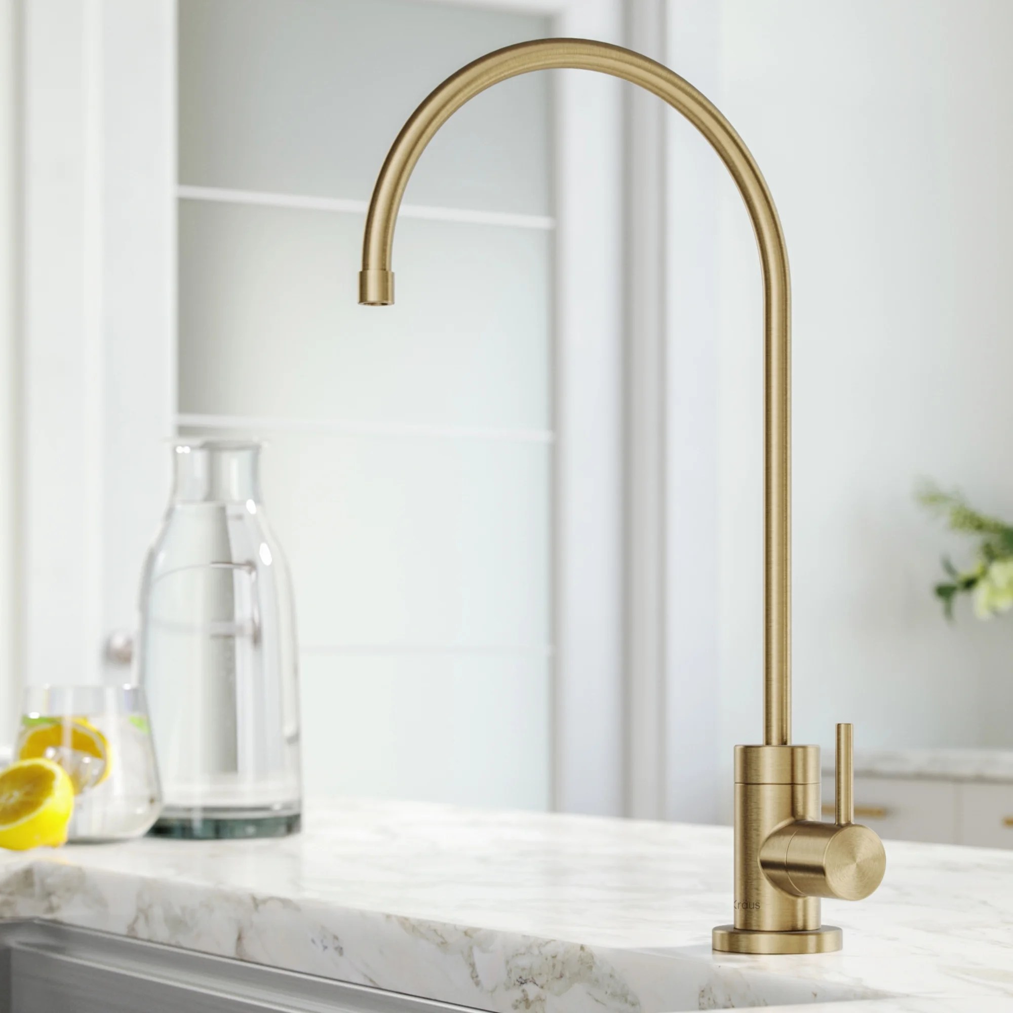Kraus Purita™ 100 LeadFree Kitchen Water Filter Faucet in Brushed