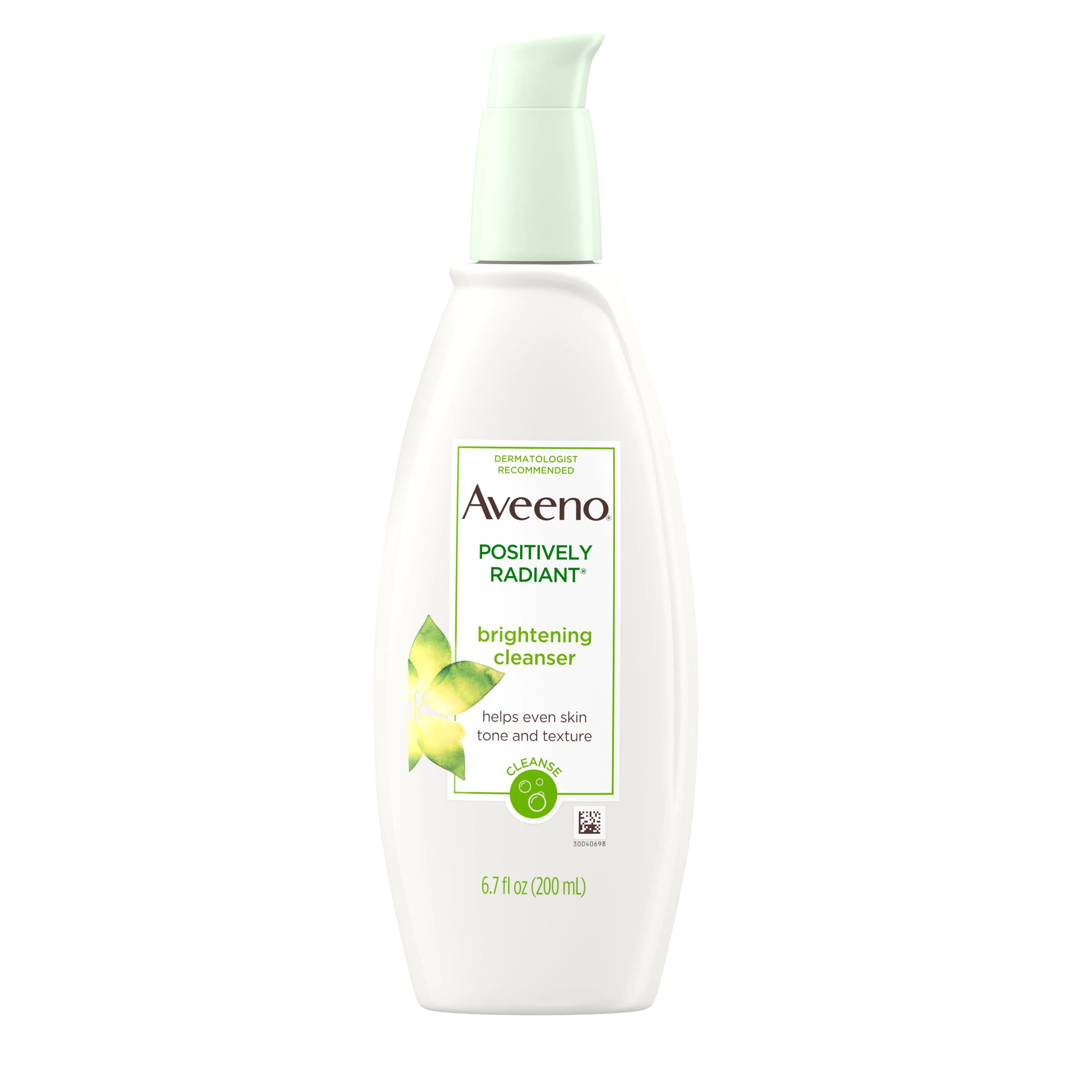 Aveeno Positively Radiant Brightening Facial Cleanser, 6.7 fl oz