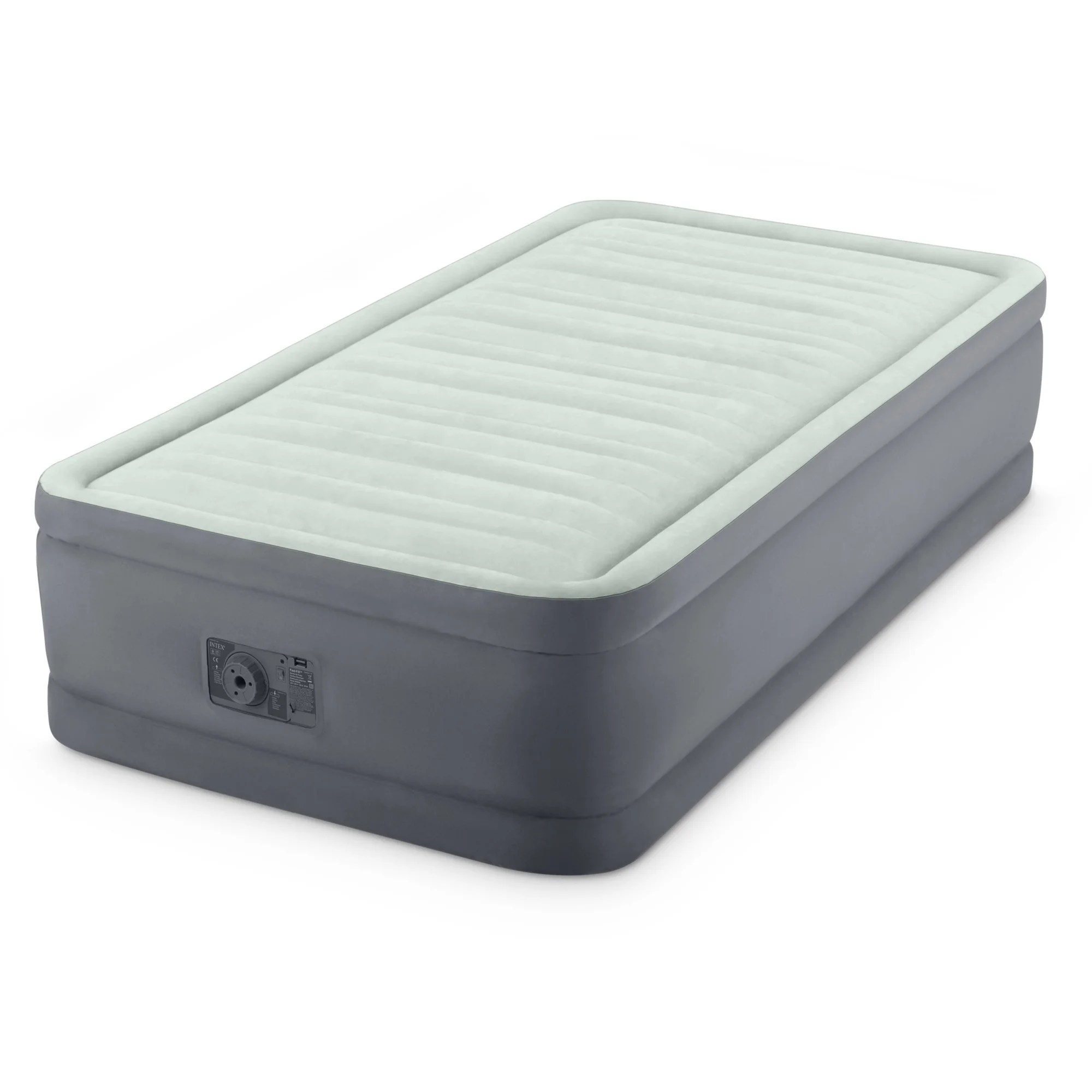 Intex 18in Twin DuraBeam Premaire Elevated Airbed with BuiltIn