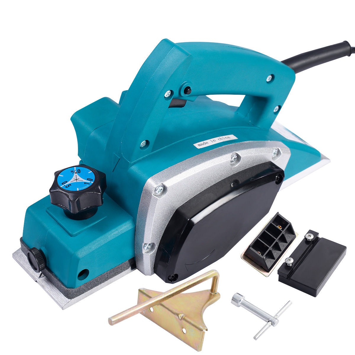 650W Electric Wood Planer Door Plane Hand Held Woodworking Surface
