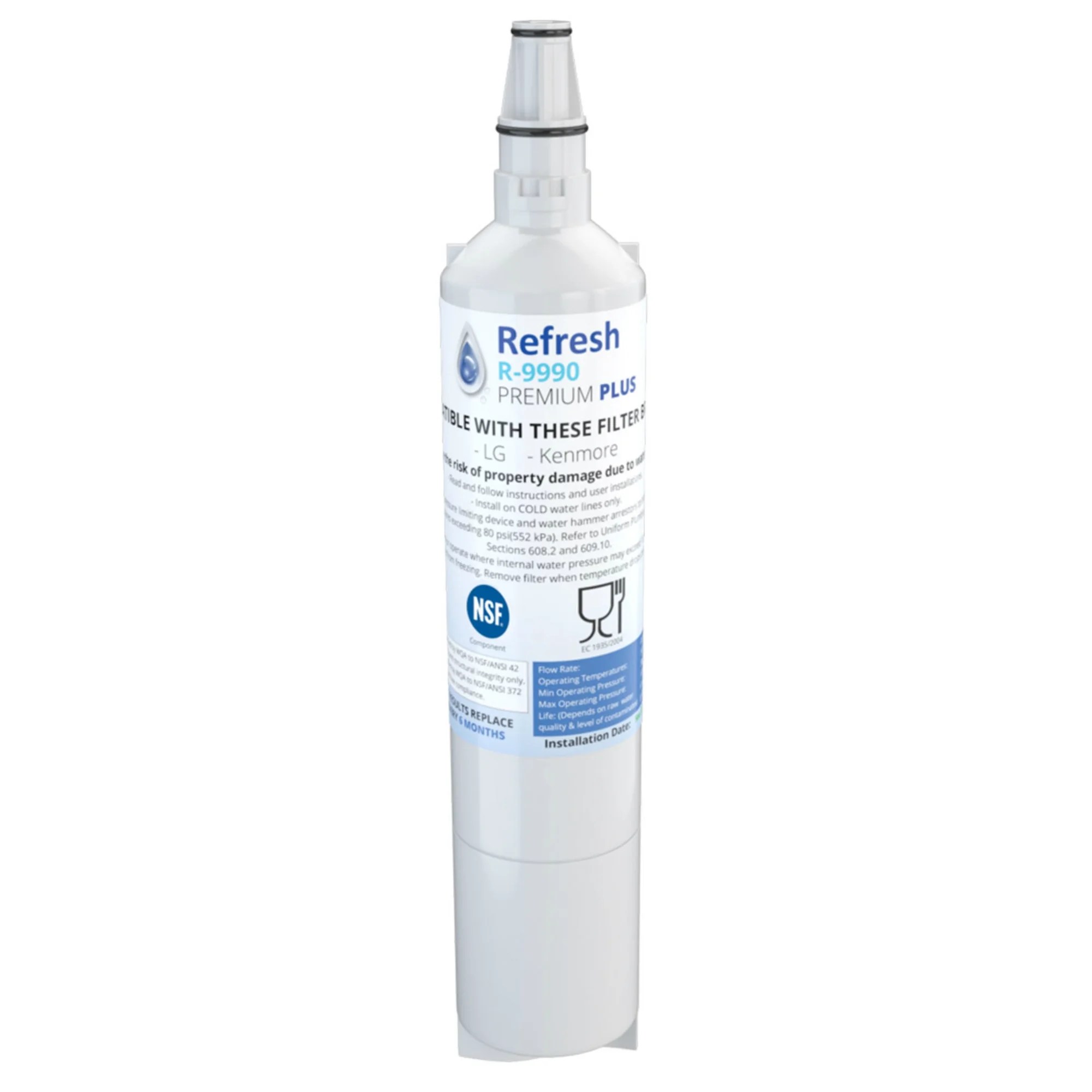 Replacement Water Filter For Kenmore 9990 by Refresh