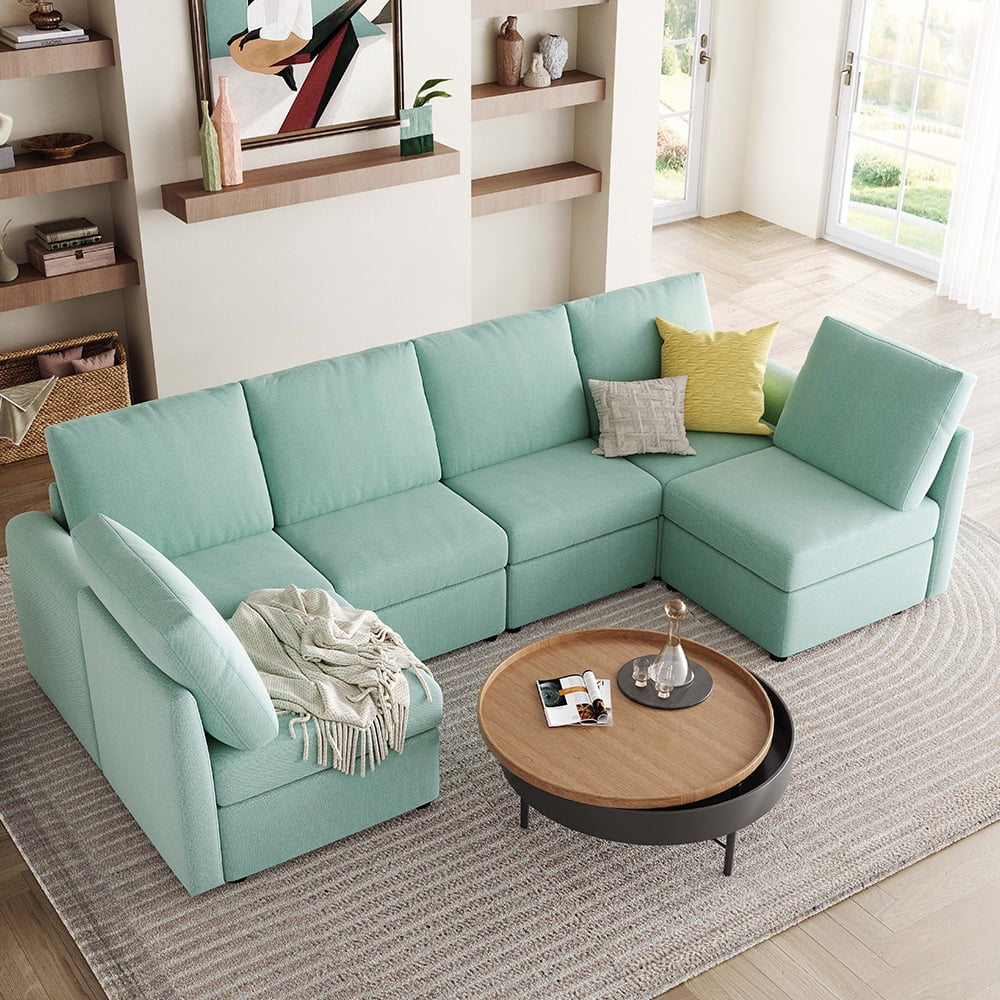 LINSY HOME Modular Couches and Sofas Sectional with Storage Sectional