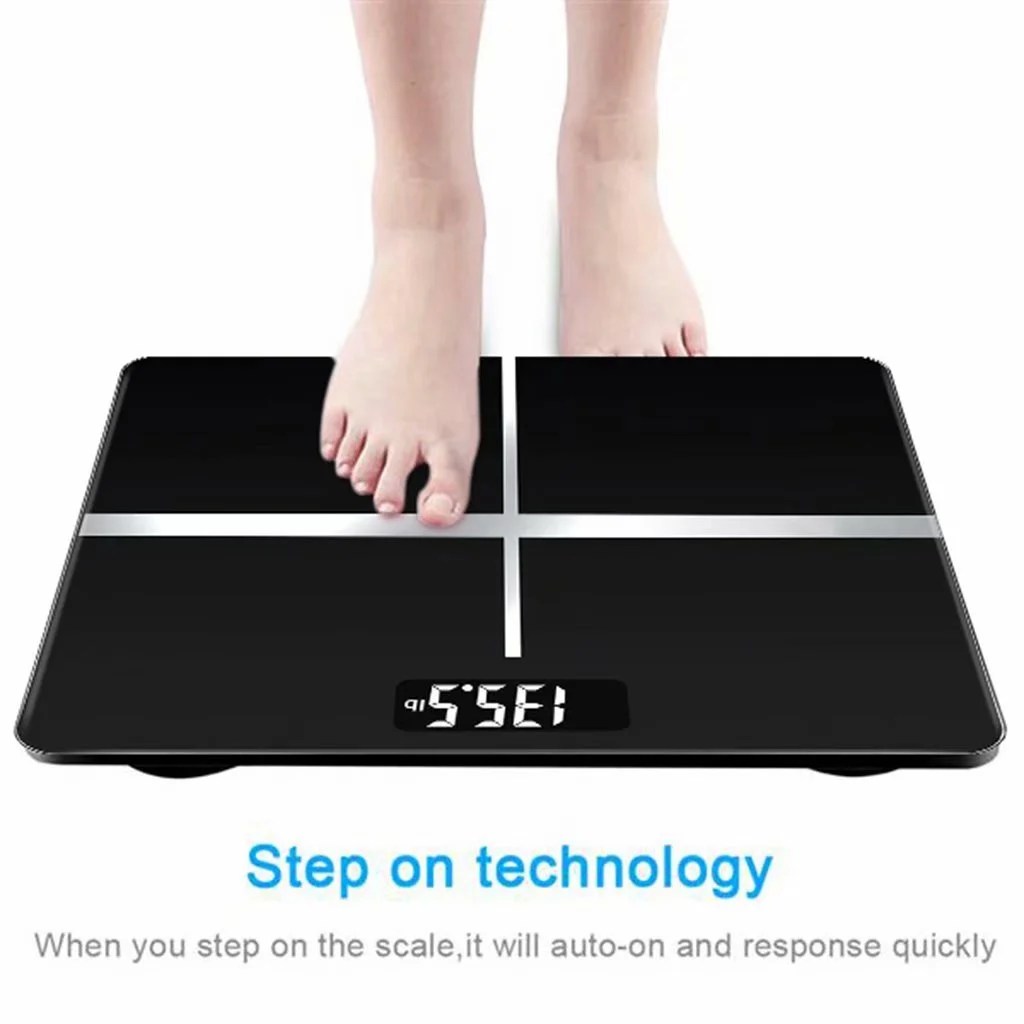 Digital Bathroom Scale, Highly Accurate Body Weight Scale with Lighted