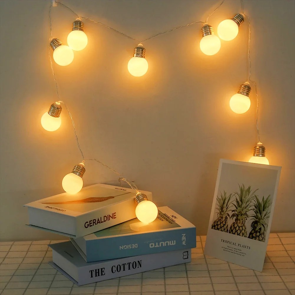 VISLAND LED Globe String Lights, Waterproof Outdoor String
