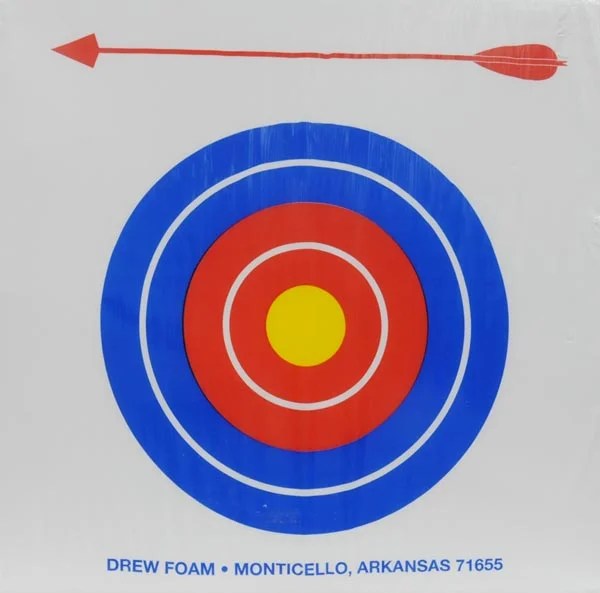 Drew Polystyrene Foam Archery Target Bow And Flying Arrow Easy Remove