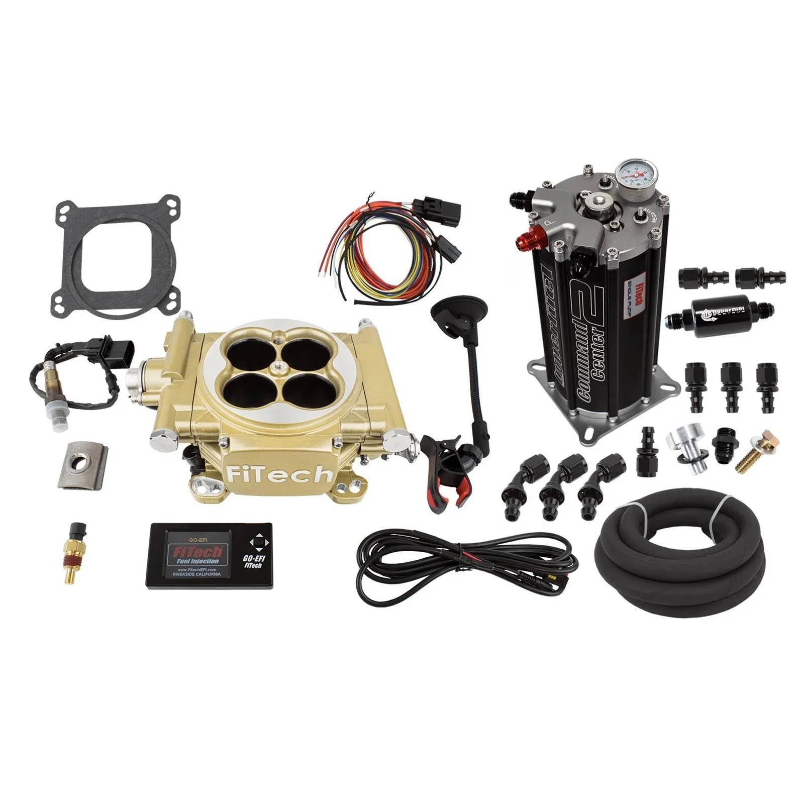 FiTech 32205 Easy Street EFI Fuel Injection System, Gold