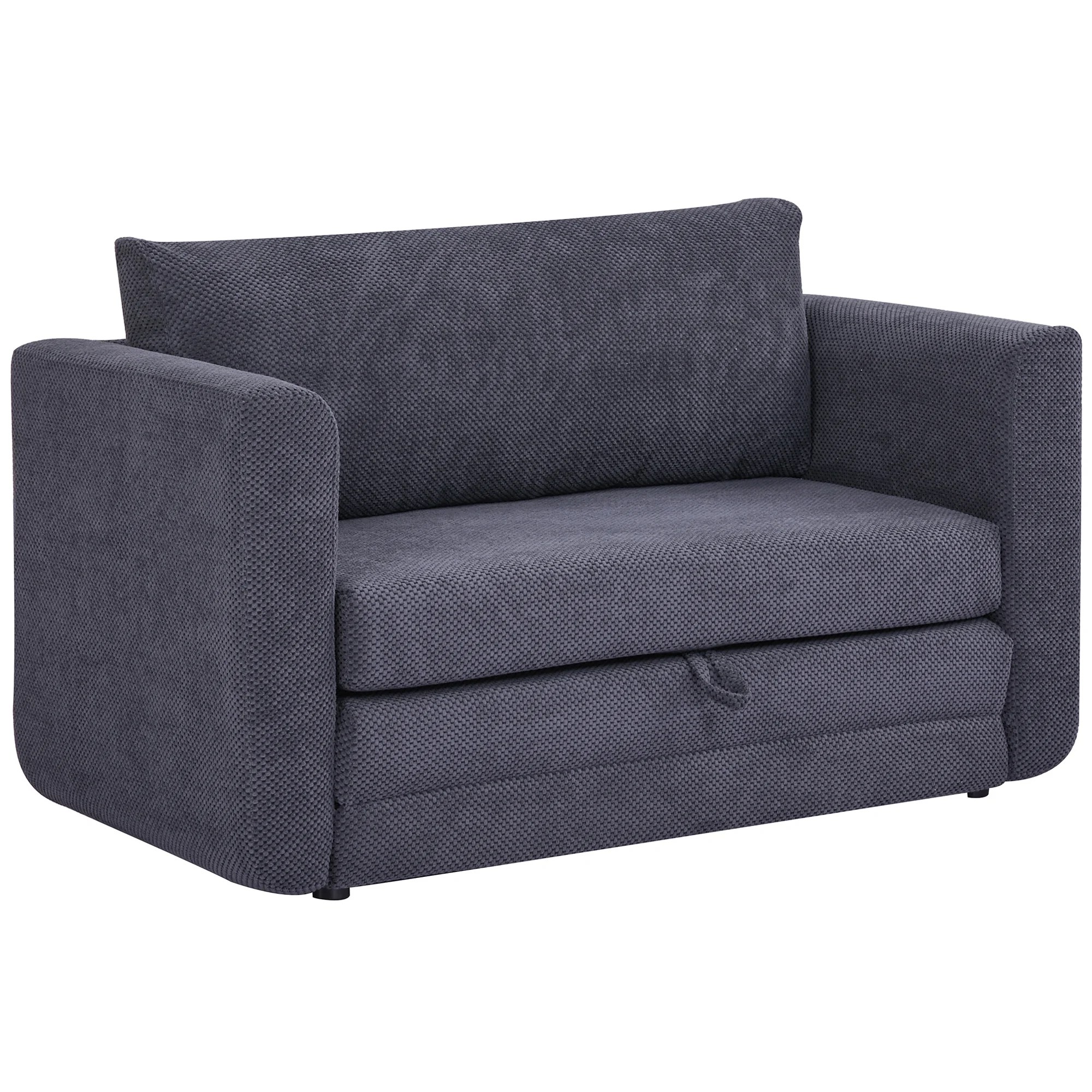Pull Out Sofa Bed, Modern Convertible Loveseat Sleeper