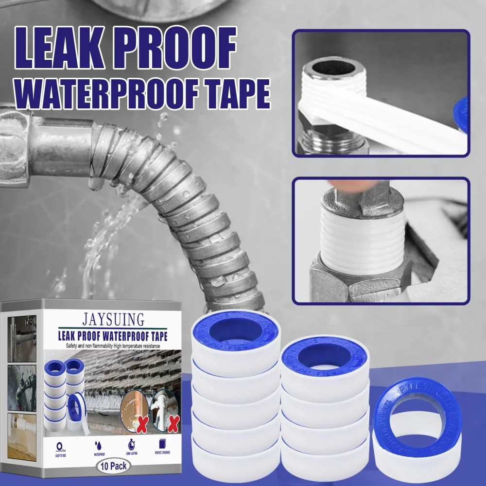 Water Pipe Tape,Thread Tape,Plumber Tape,Faucet Tape,Waterproof Tape,Leakproof Sealing Tape