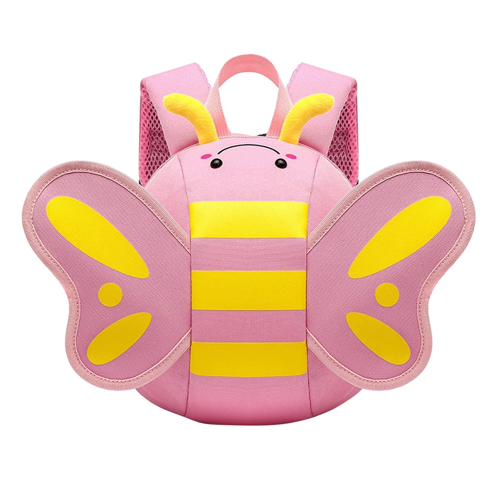 Rovga New Backpack School Season Student Backpack Funny Cute Bee Shape