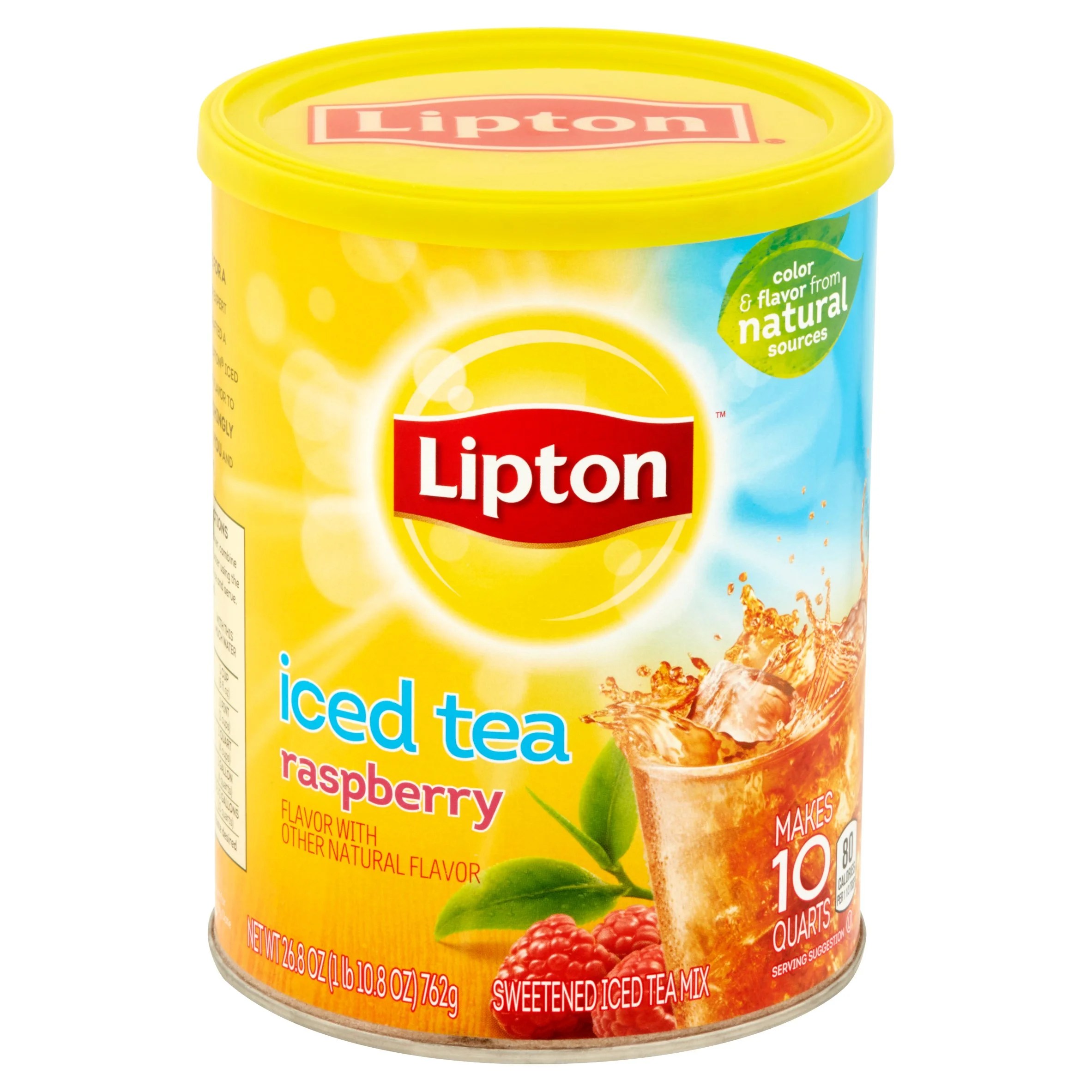 Lipton Raspberry Iced Tea Mix 10 qt New (Pack of 12) 41000119767 eBay