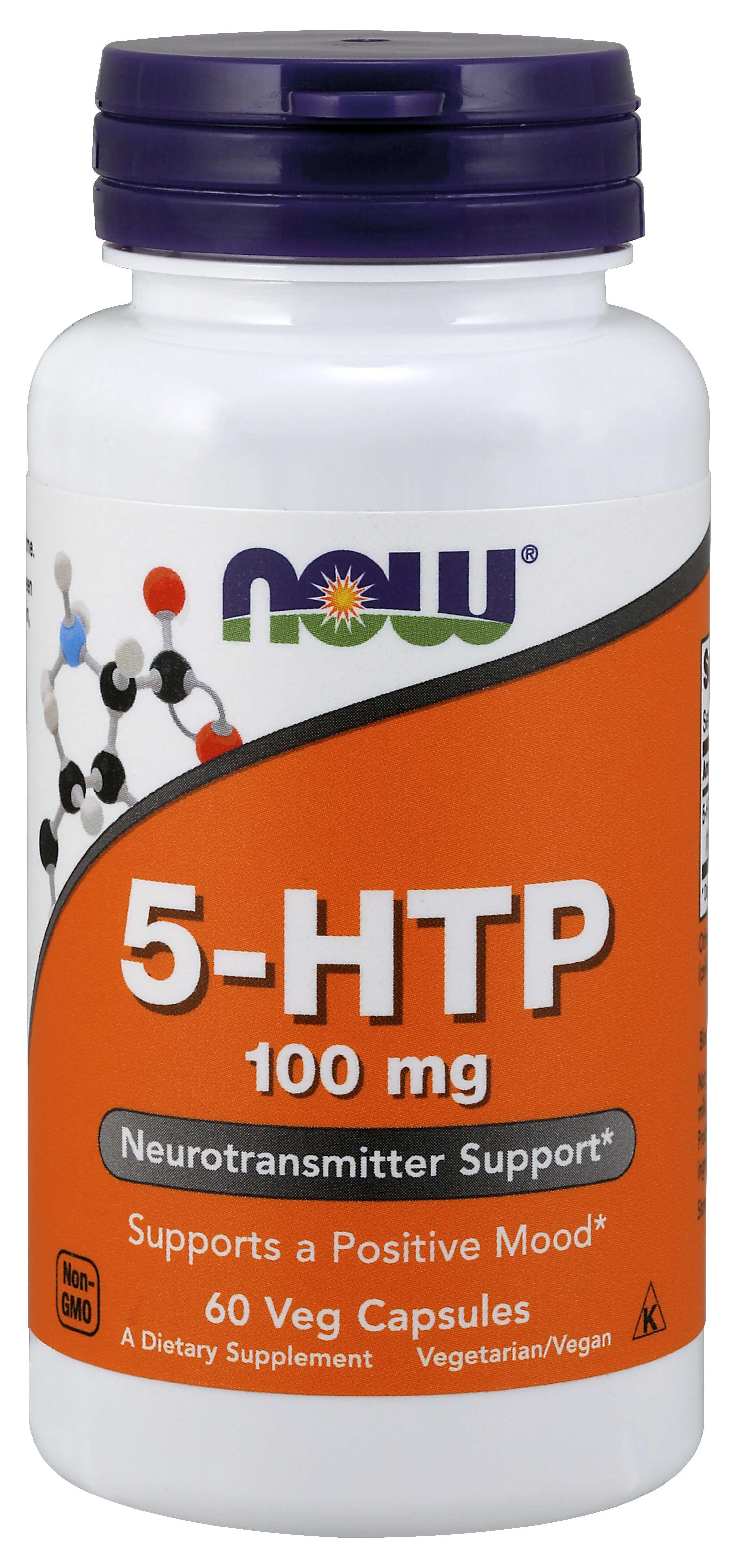 NOW Supplements, 5HTP (5hydroxytryptophan) 100 mg, Neurotransmitter
