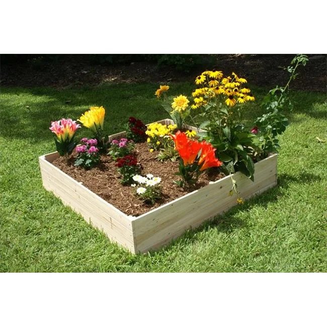 Eden 4 Ft. x 4 Ft. X 11 In. Quick Assembly Raised Garden Bed Walmart