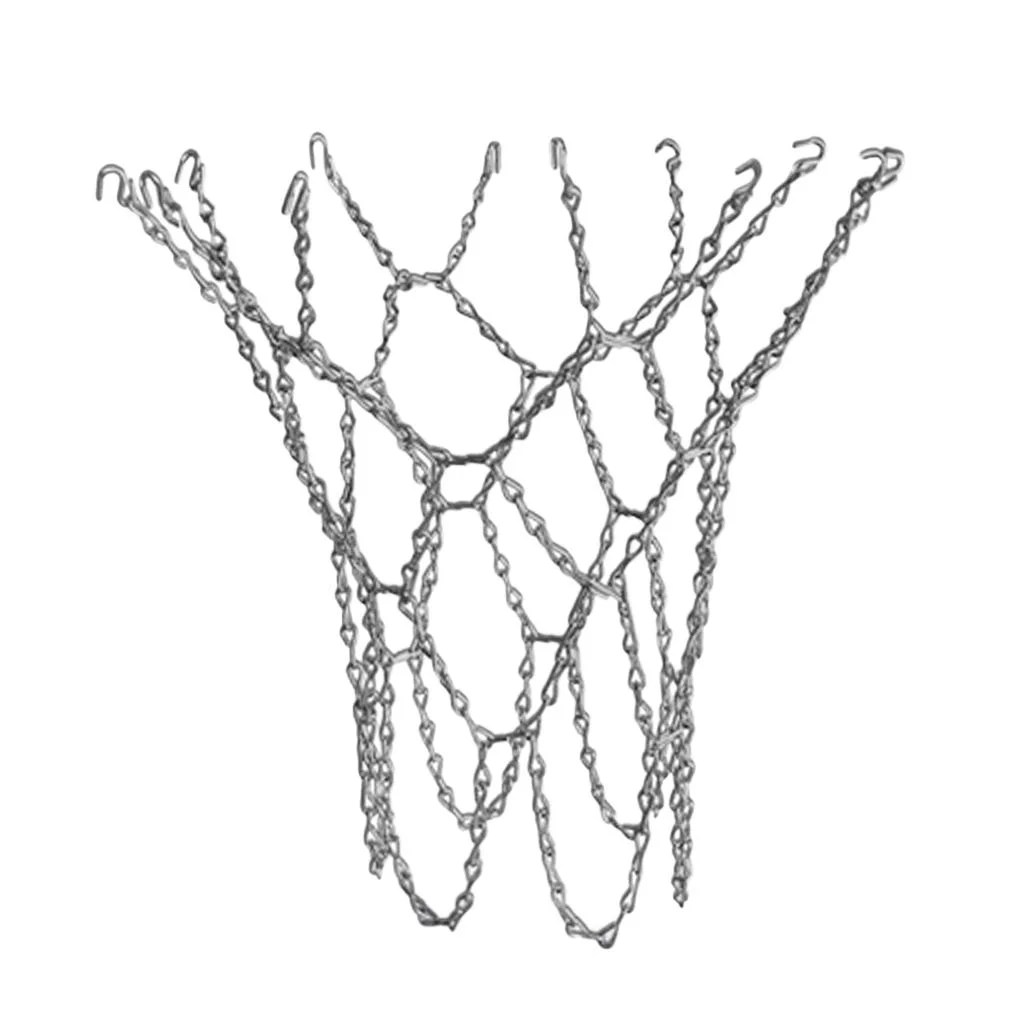 Heavy Duty & Professional Metal Steel Chain Basketball Net indoor and outdoor Standard