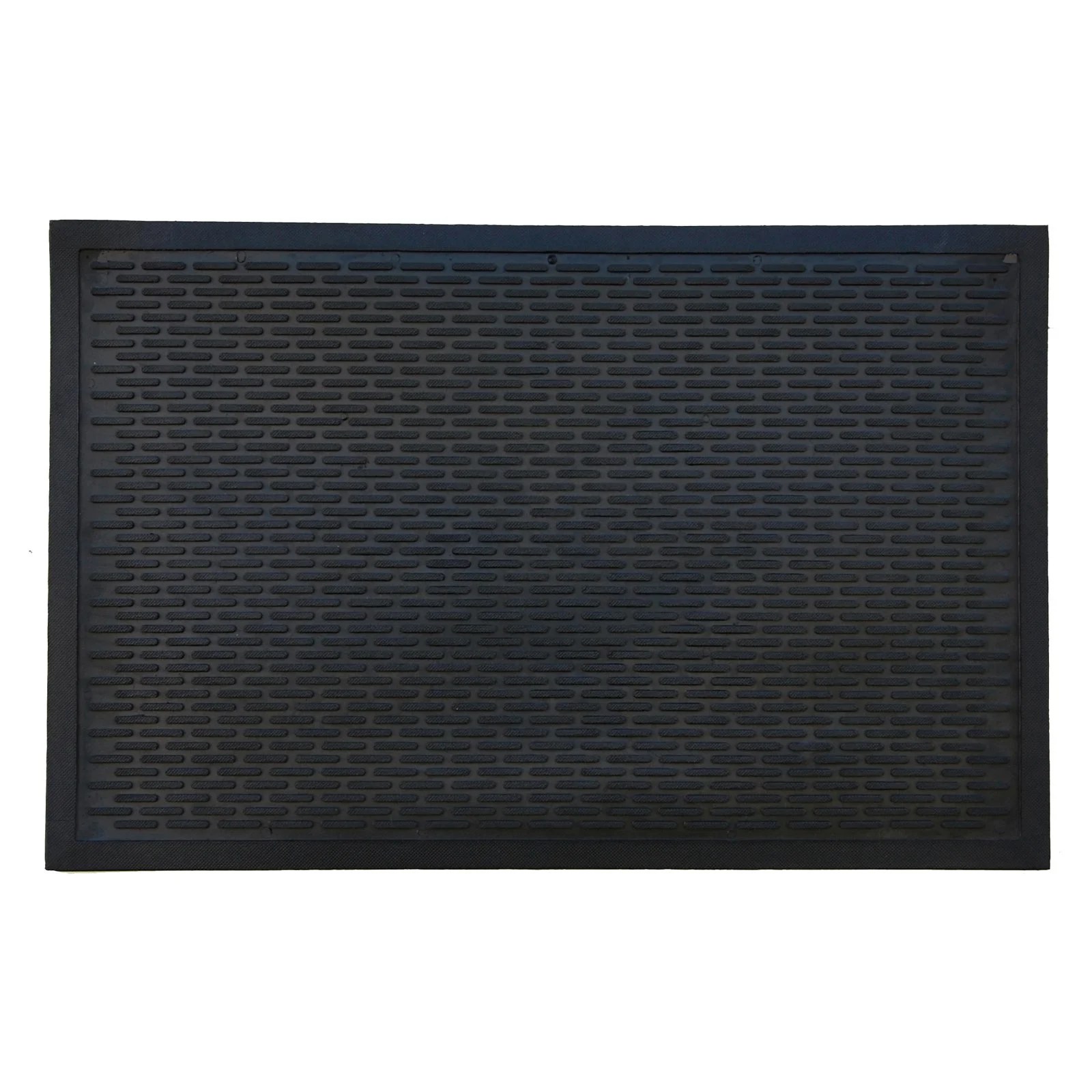 Home & More Rubber Ridge Scraper Door Mat