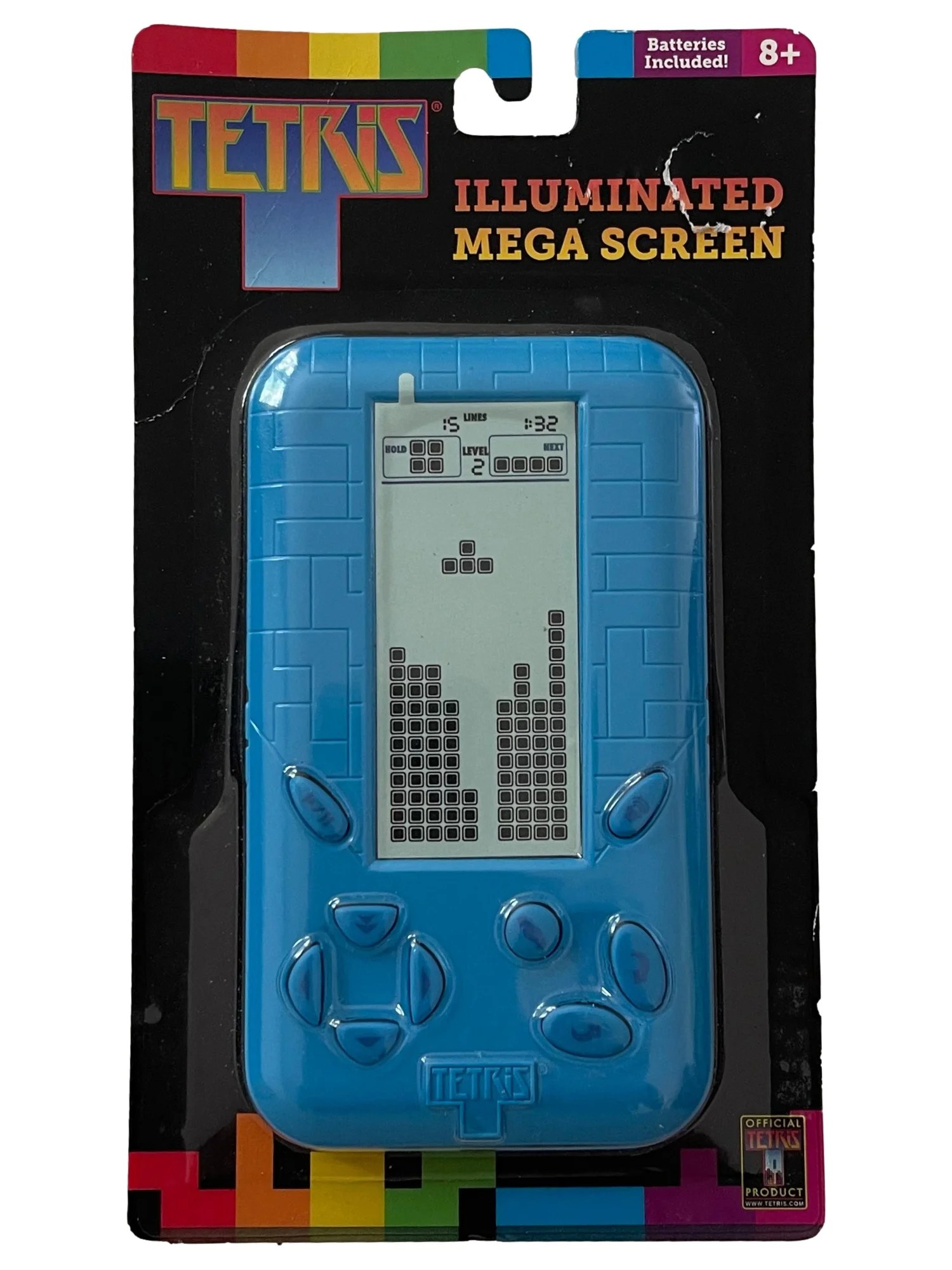 Techno Source Mega Screen Tetris Handheld Game with Illuminated Screen
