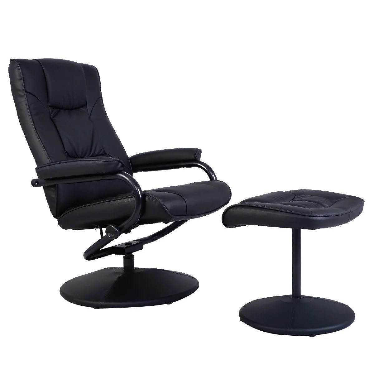 Goplus Recliner Chair Swivel Armchair Lounge Seat w/ Footrest Stool Goplus Recliner Chair Swivel Armchair Lounge Seat w/ Footrest Stool