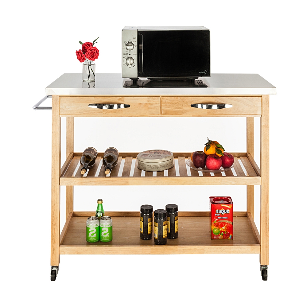 Winado Rolling Kitchen Island Kitchen Storage Serving Cart with