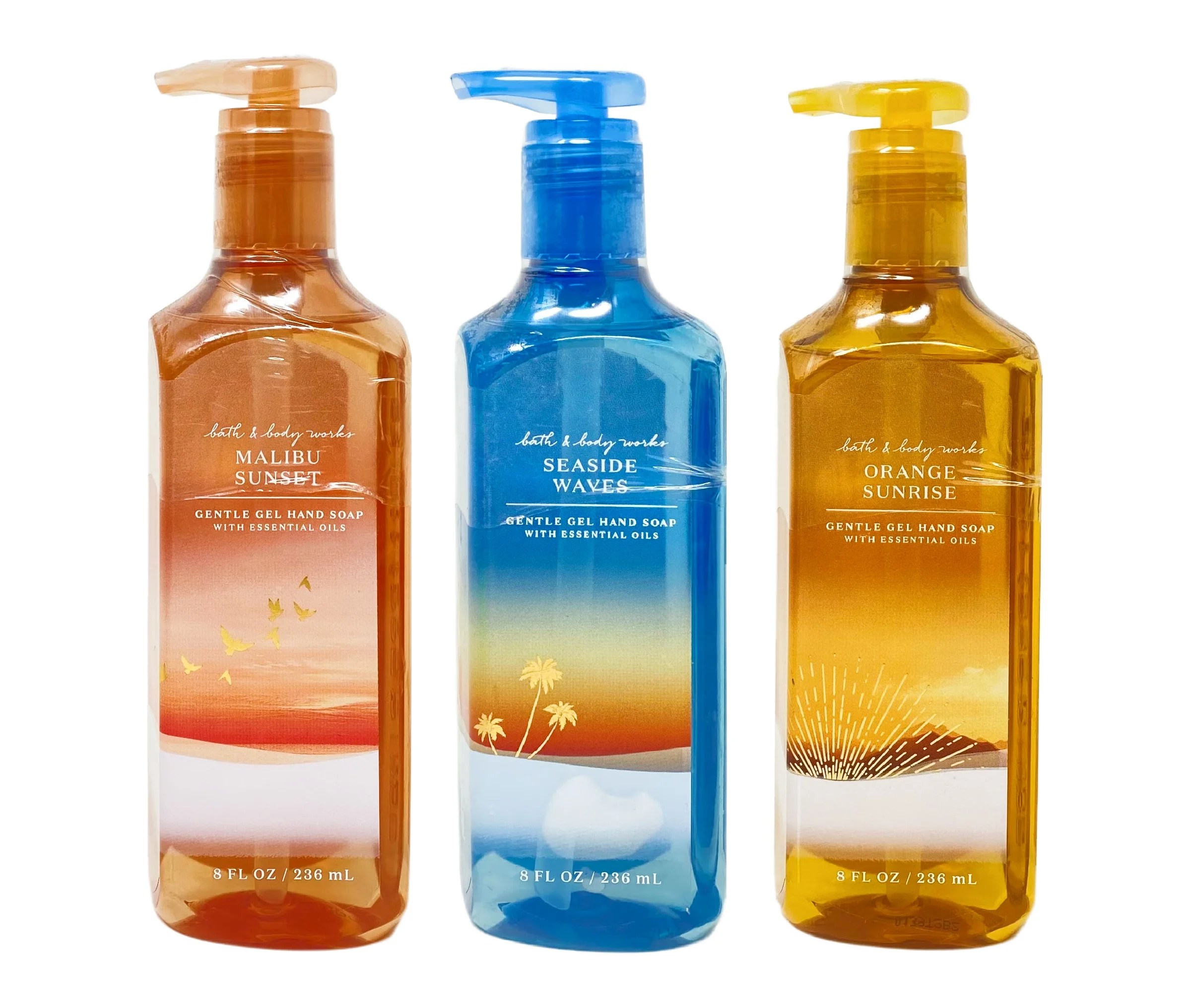Bath and Body Works Gentle Gel Hand Soap Set Pack of 3