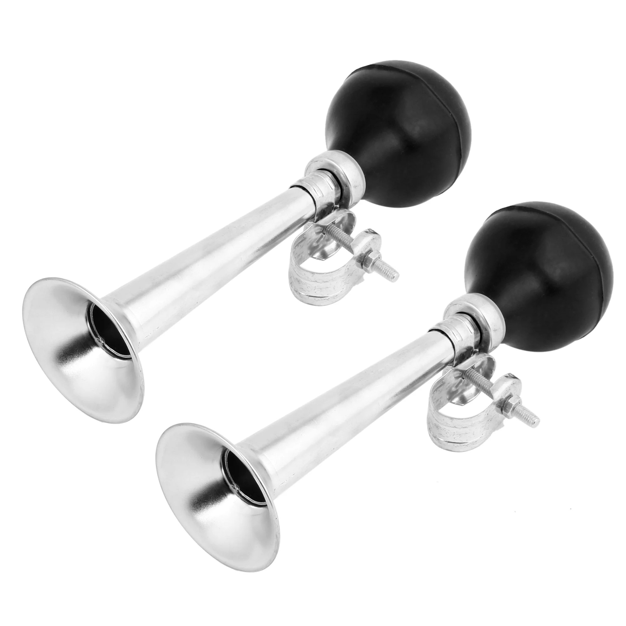 Unique Bargains 2pcs 2cm Diameter Clasp Stainless Steel Mountain Bike Bicycle Horn
