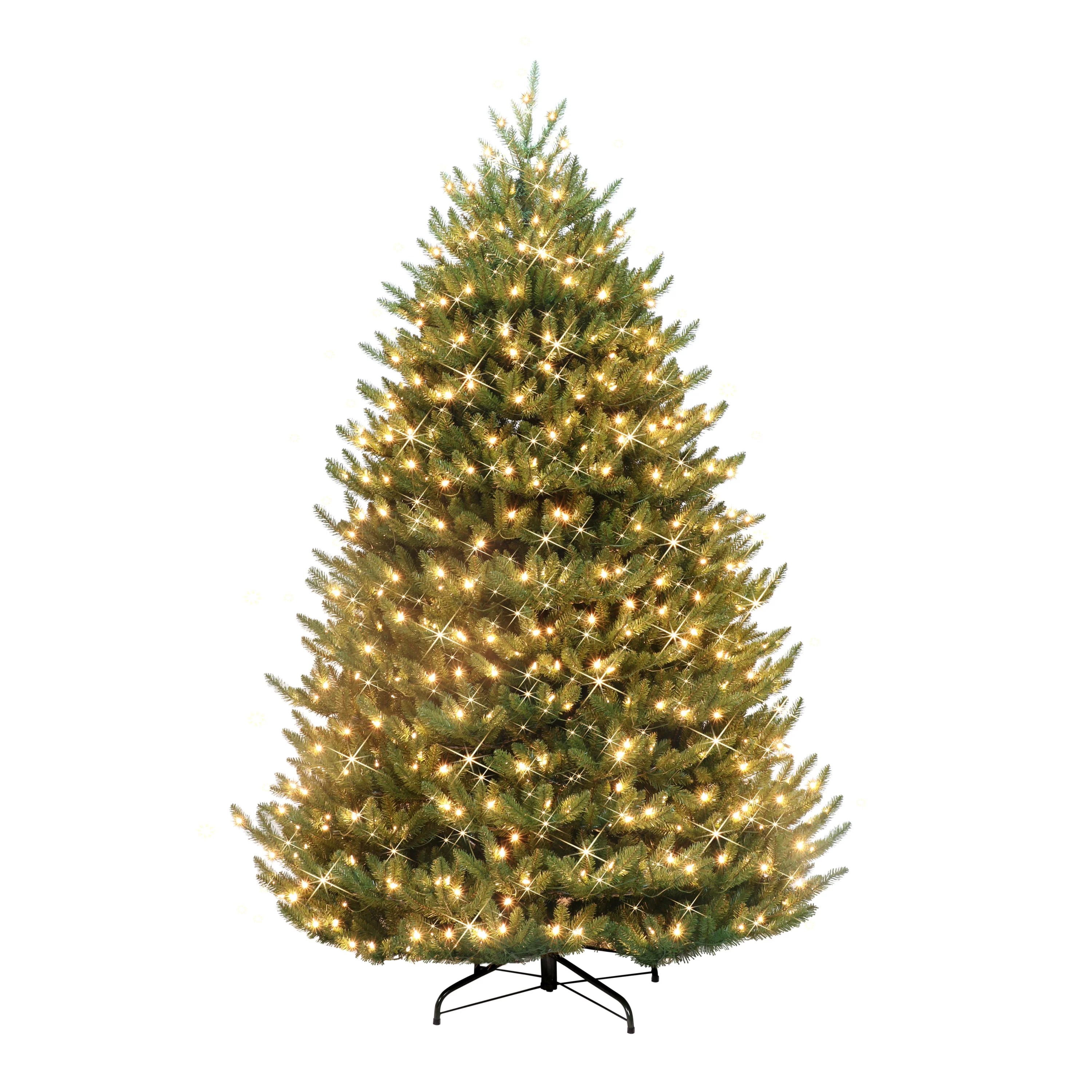 Artificial Christmas Trees Canada Puleo International 7.5' Canadian Balsam Fir Artificial Christmas Tree