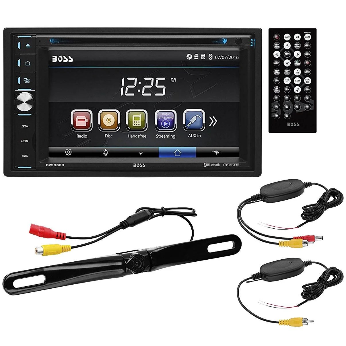 Boss Audio Double DIN Multimedia Player with Video and Backup Camera
