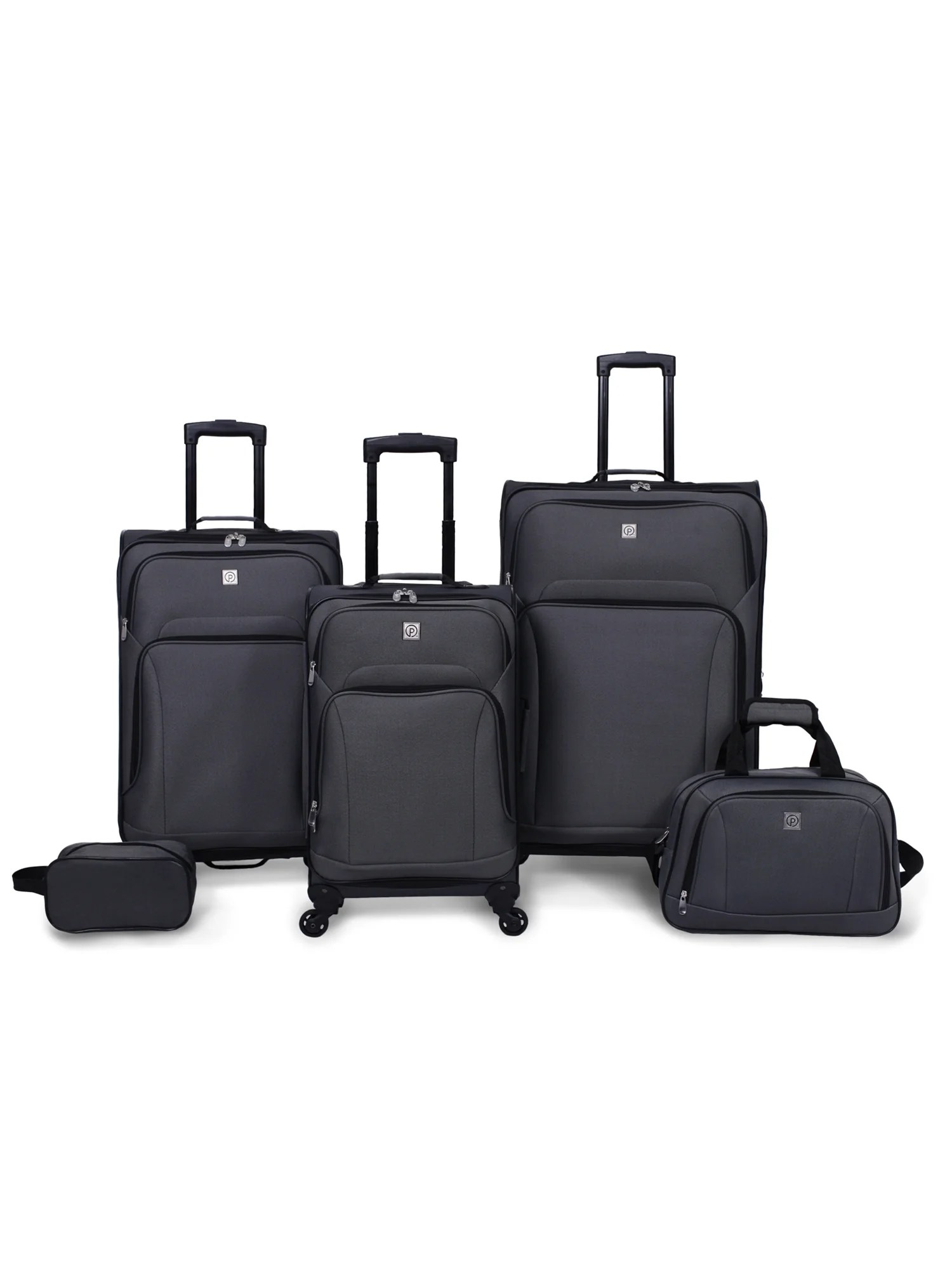 Protege 5 Pc Spinner Luggage Set With 28" & 24" Check Bags, 20" Carry